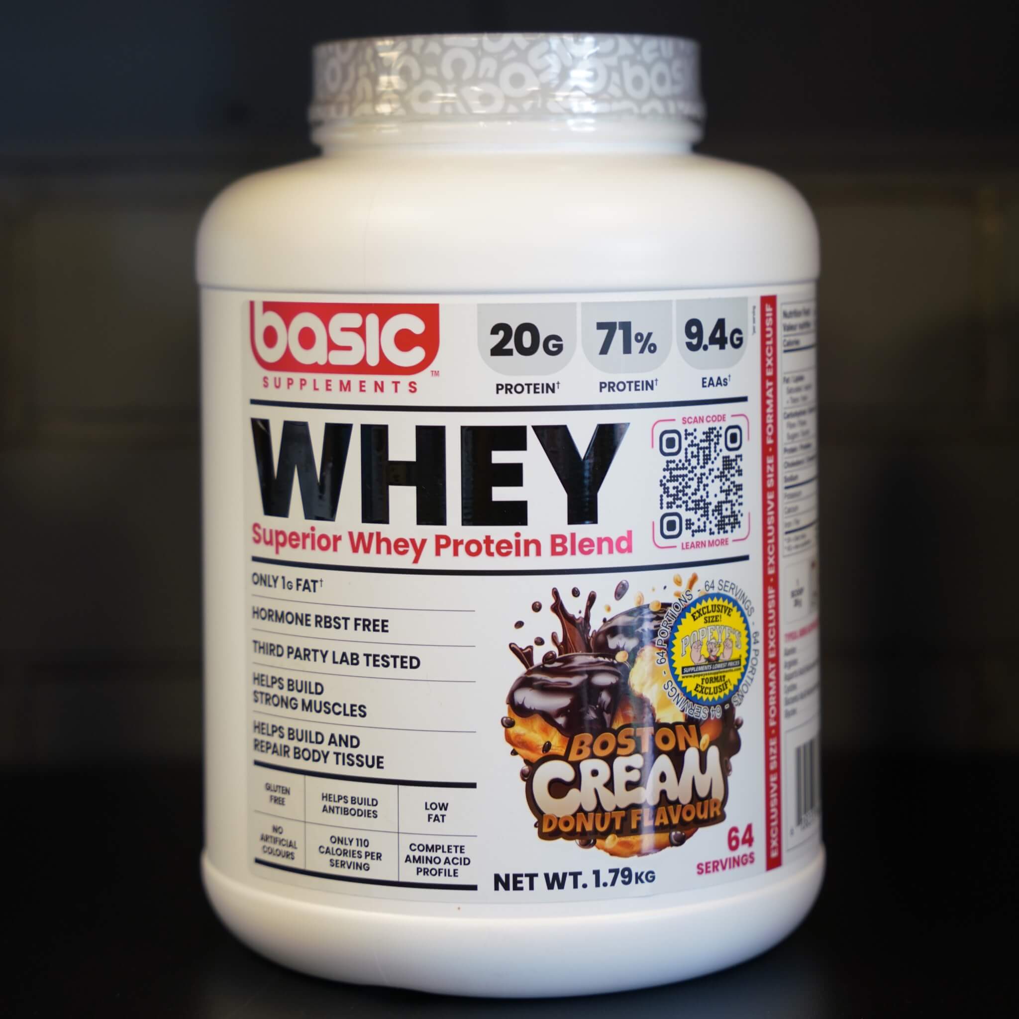 Basic Supplements Whey Protein – 4lb