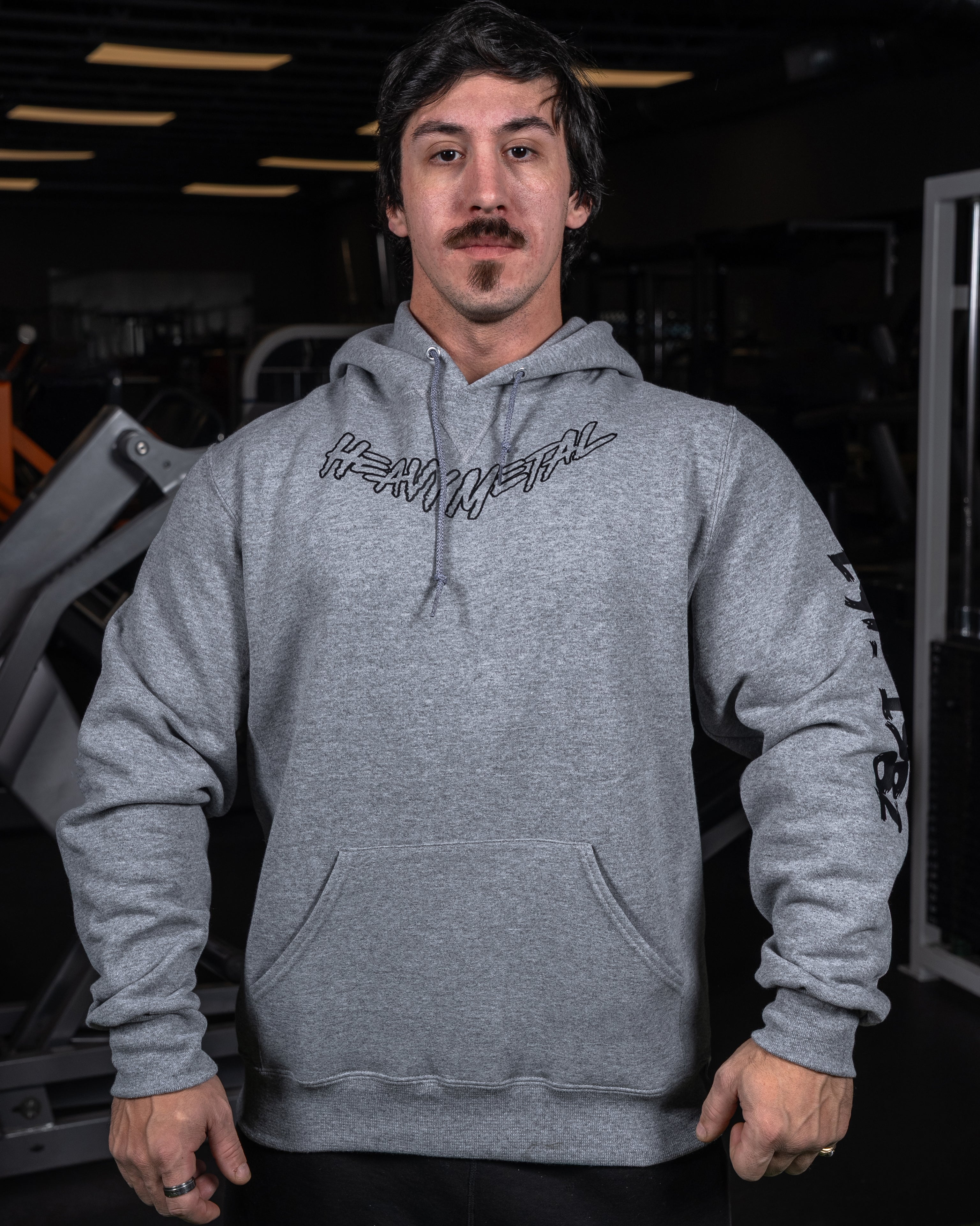 Men's Classic Pullover | Grey – Heavy Metal Gym