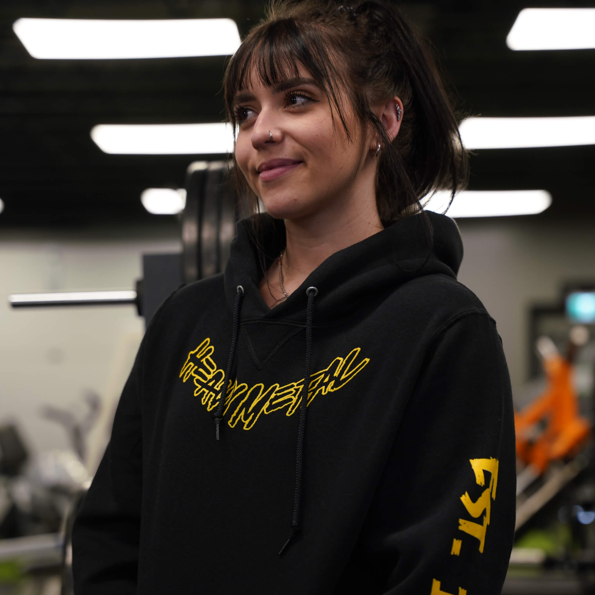 Classic Pullover Hoodie – Sleeve Print