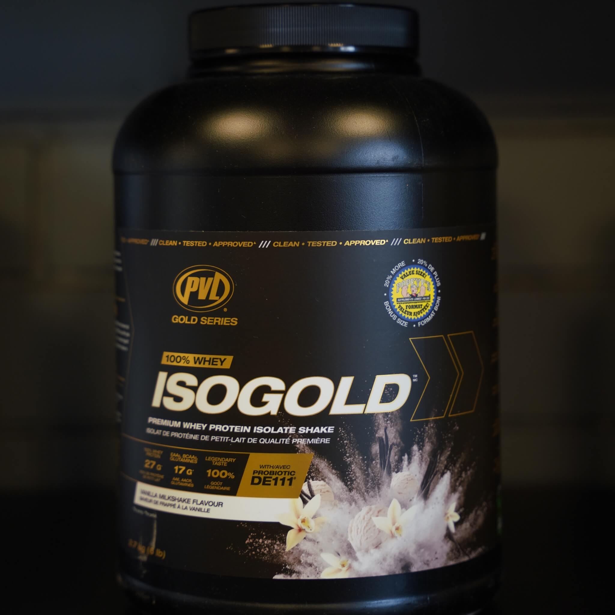 ISO Gold Whey Protein Isolate – 6 Lb Tub