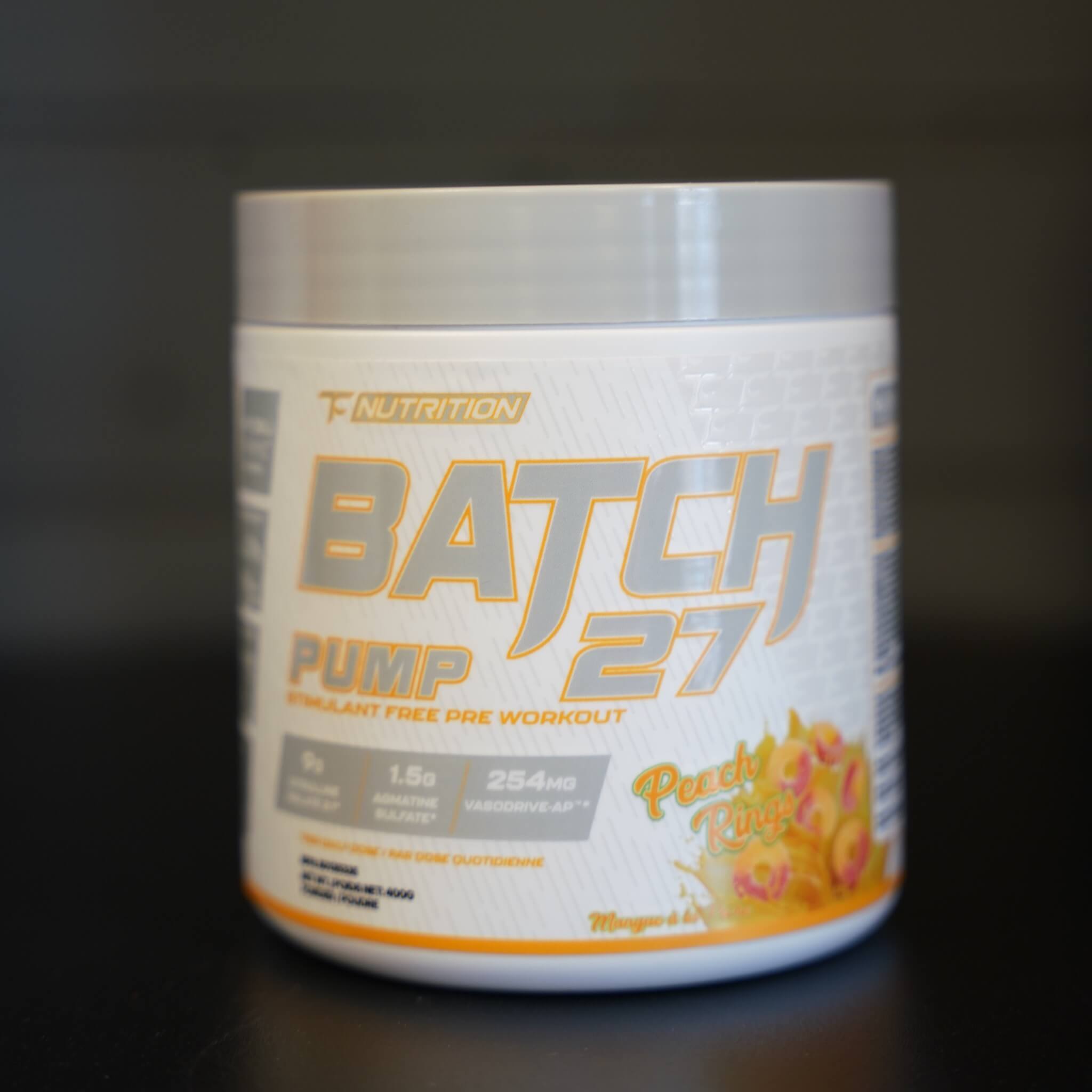 Batch 27 Stimulant-Free Pre‑Workout