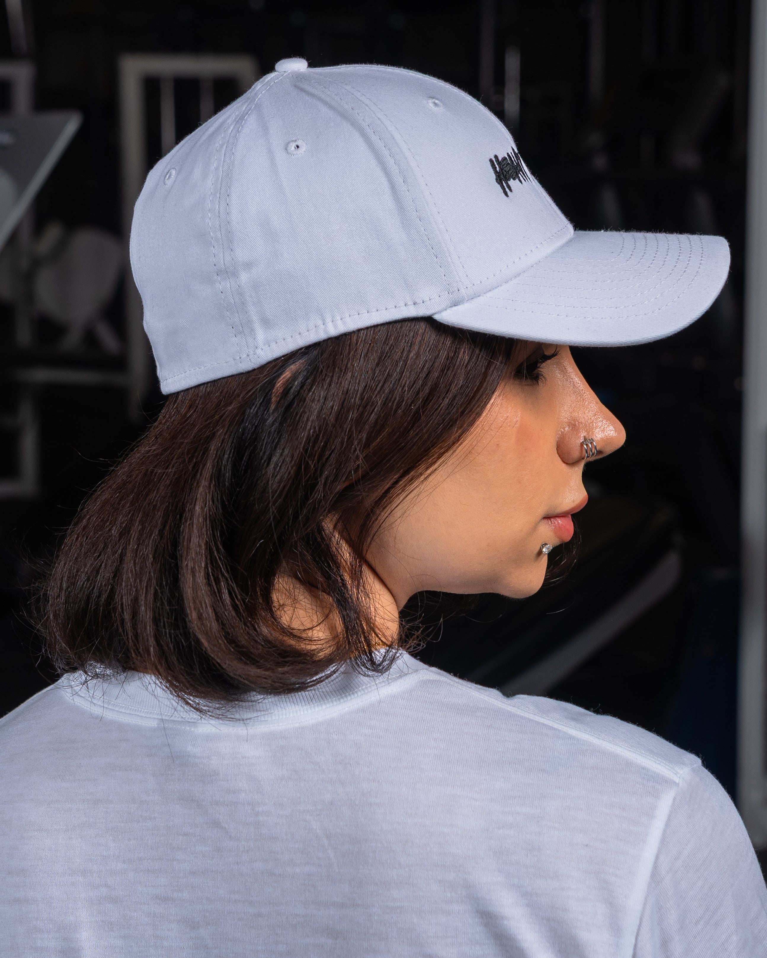 White Cap | Black Stitch