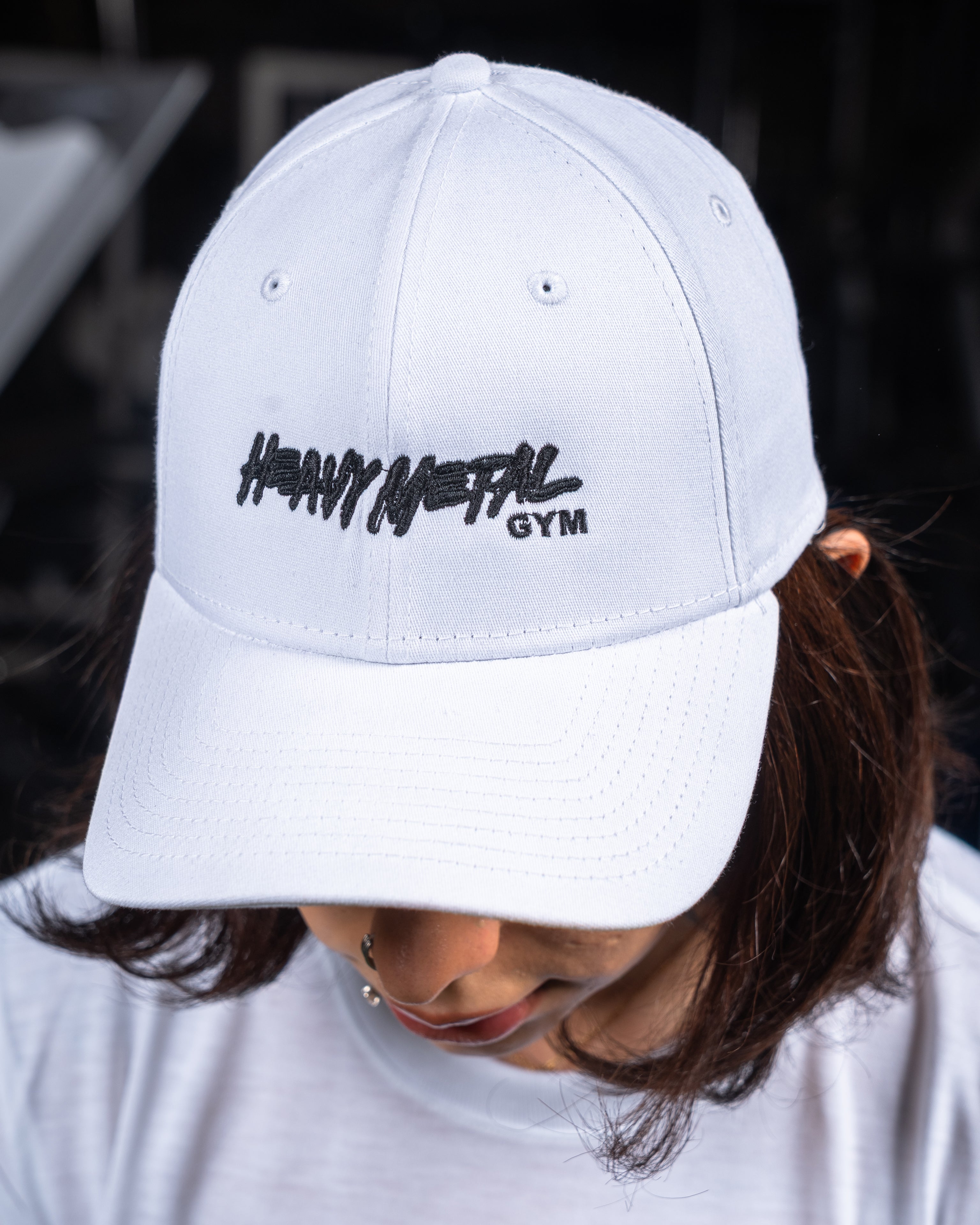 White Cap | Black Stitch