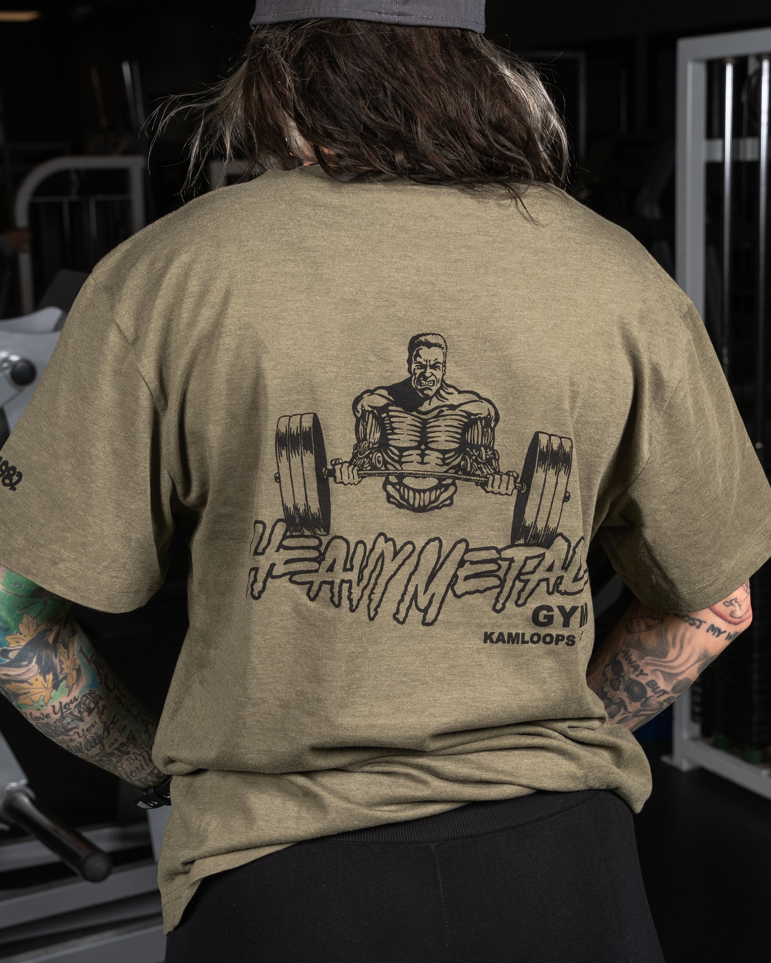 Classic T-Shirt - Back View- Women's | Heavy Metal Gym