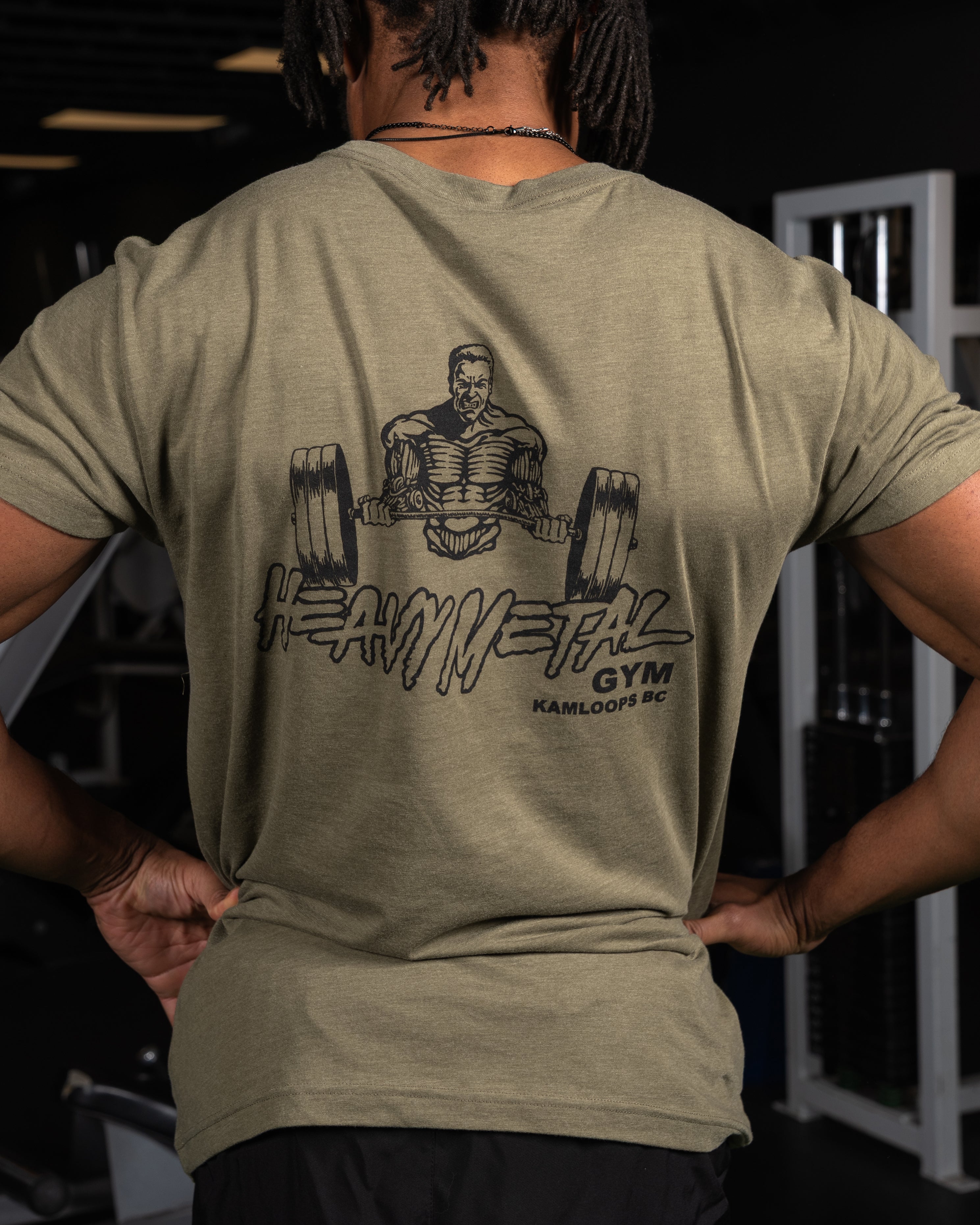 Classic T-Shirt - Back View - Men's | Heavy Metal Gym