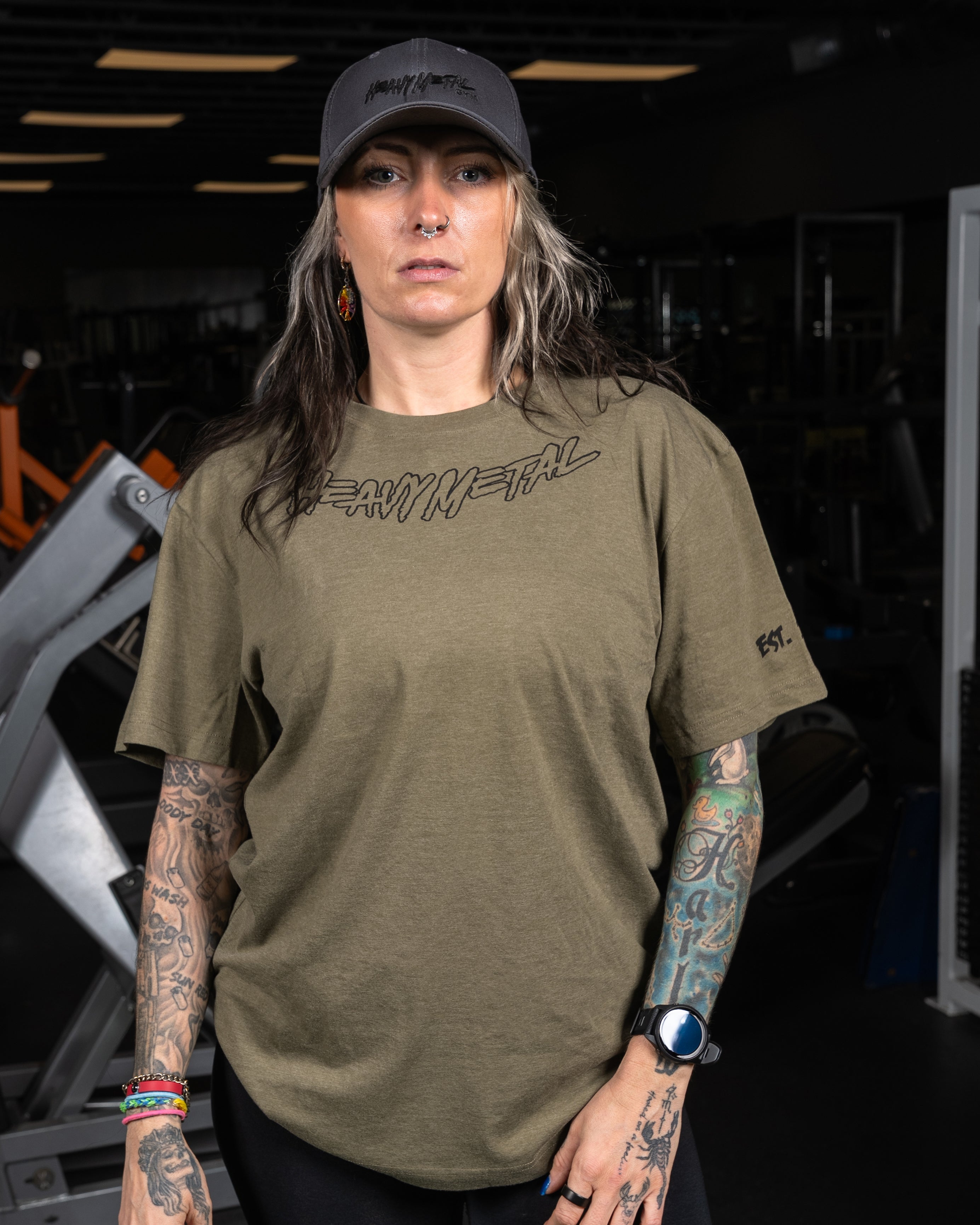 Classic T-Shirt - Side View - Women's | Heavy Metal Gym