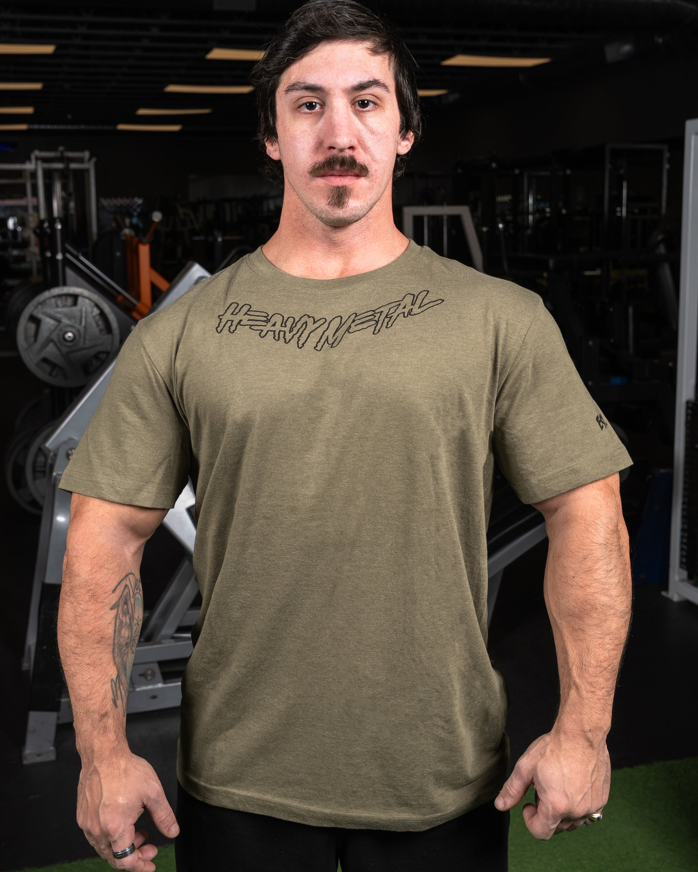 Classic T-Shirt - Front View - Men's | Heavy Metal Gym