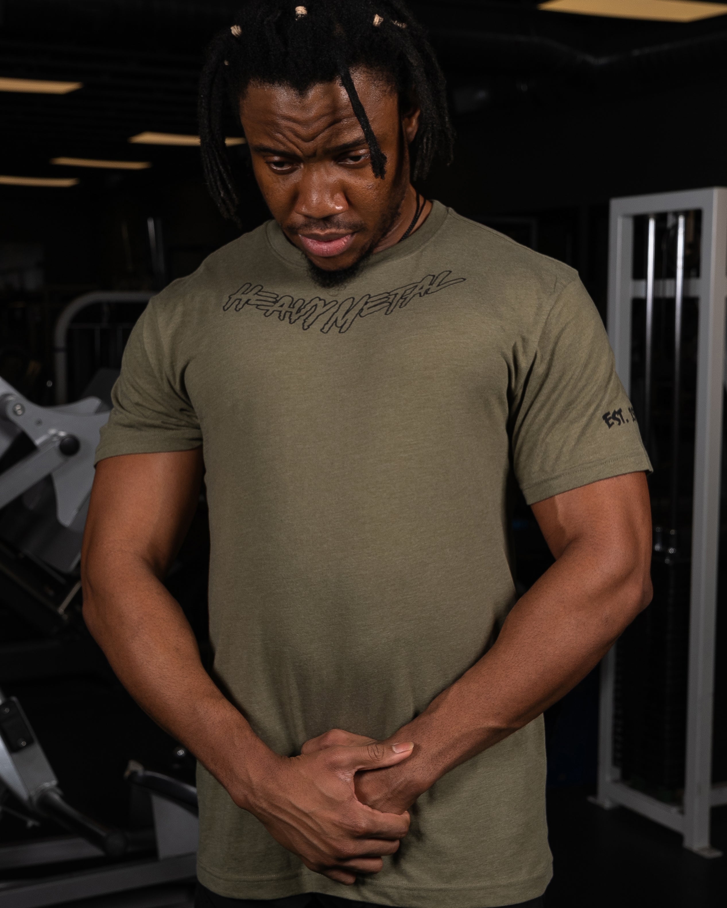 Classic T-Shirt - Front View - Men's | Heavy Metal Gym