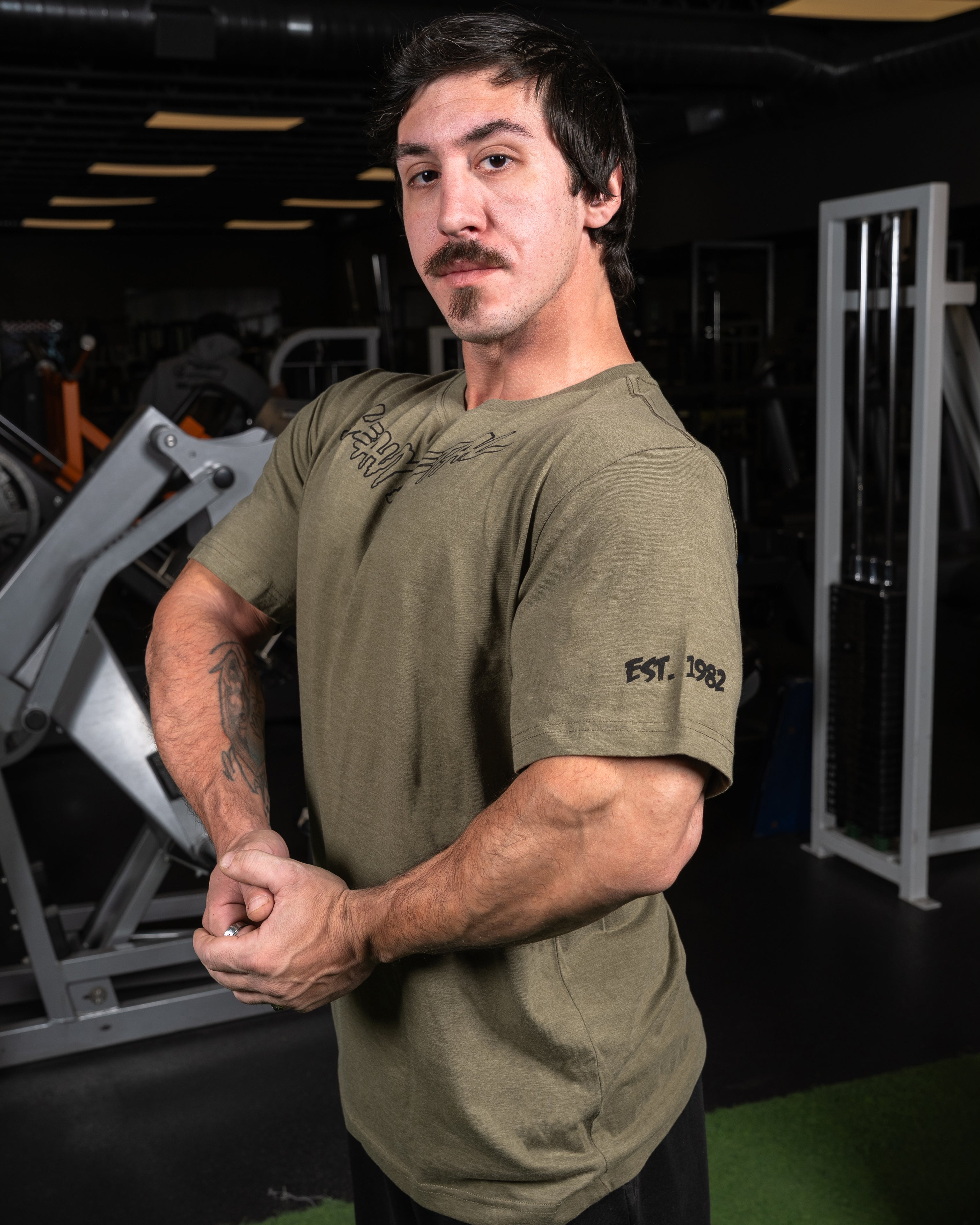 Classic T-Shirt - Side View - Men's | Heavy Metal Gym