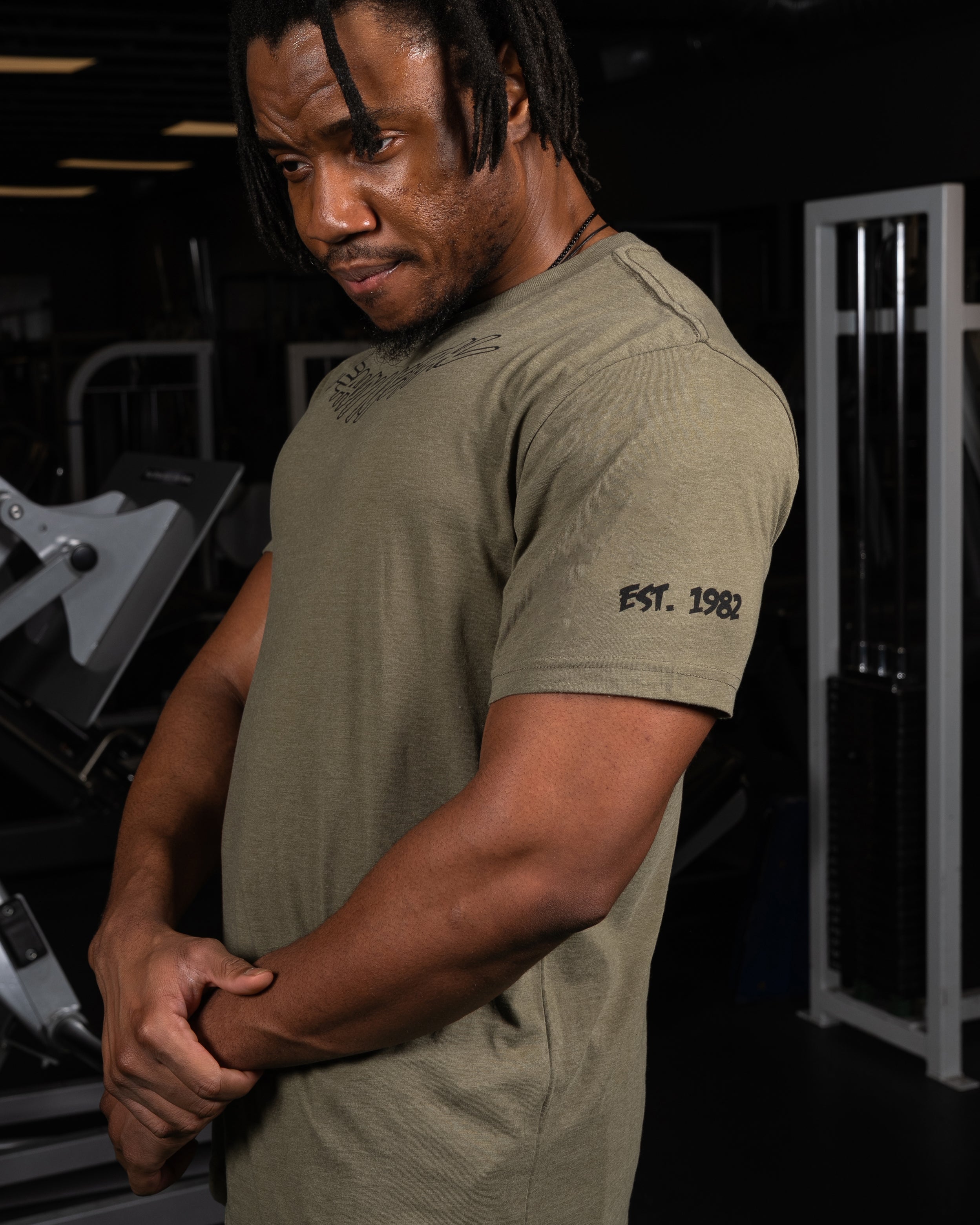 Classic T-Shirt - Side View - Men's | Heavy Metal Gym