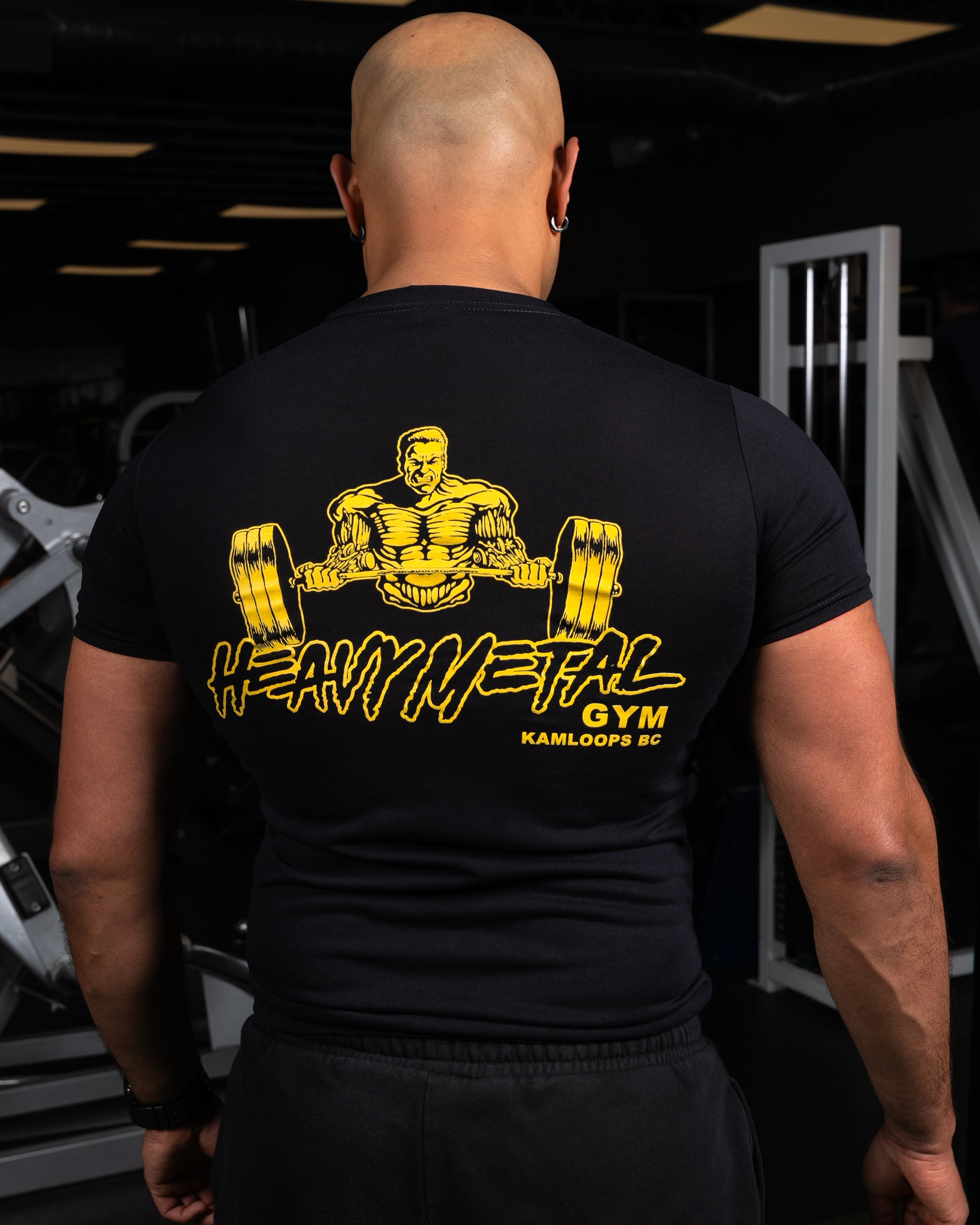 Classic T-Shirt - Back View - Men's | Heavy Metal Gym