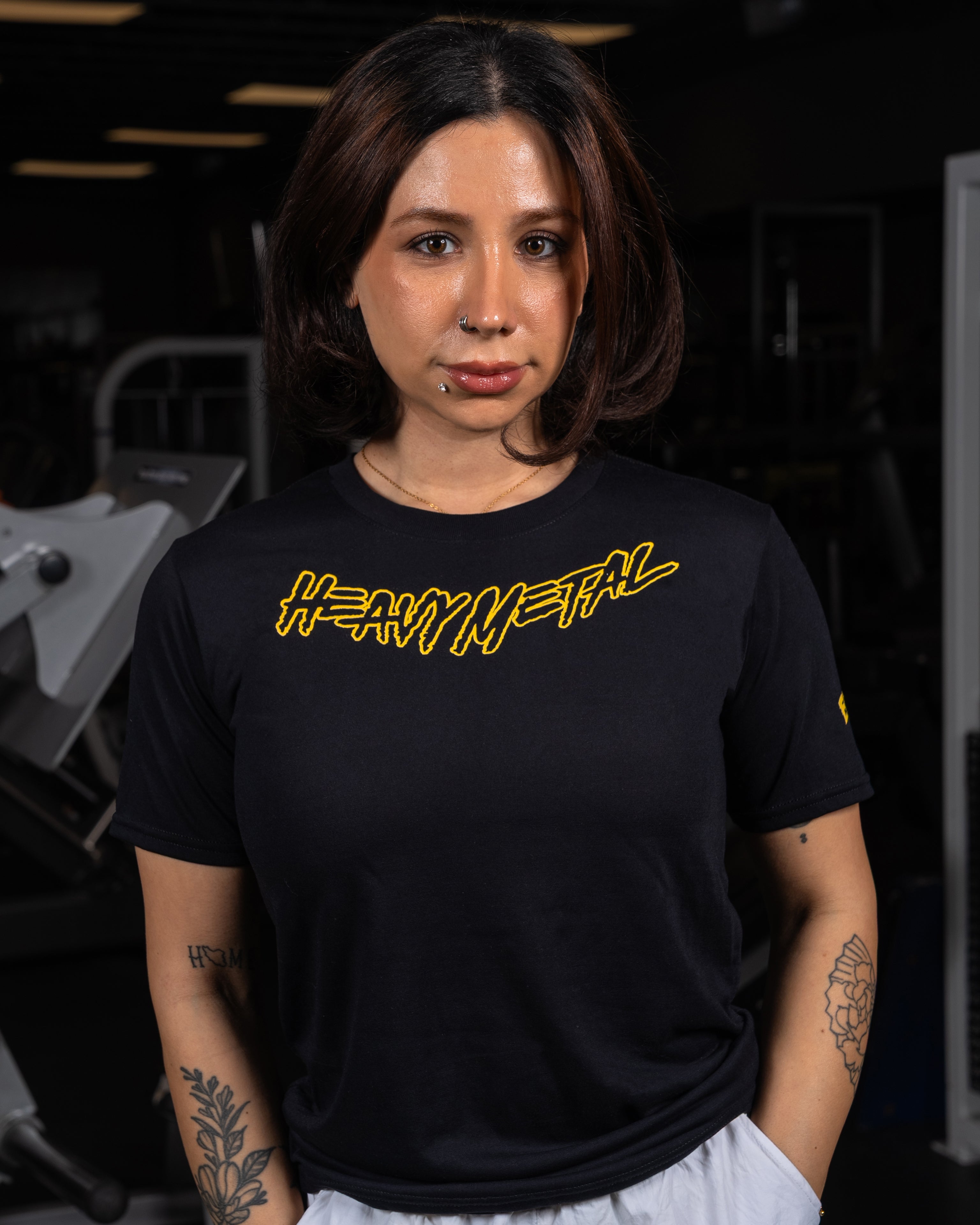 Classic T-Shirt - Side View - Women's | Heavy Metal Gym