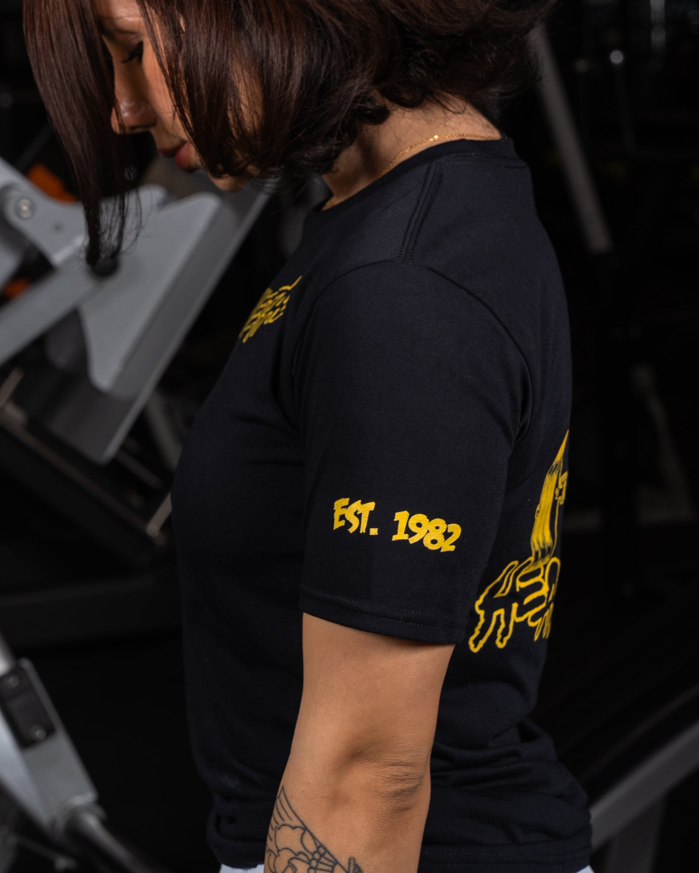 Classic T-Shirt - Side View - Women's | Heavy Metal Gym