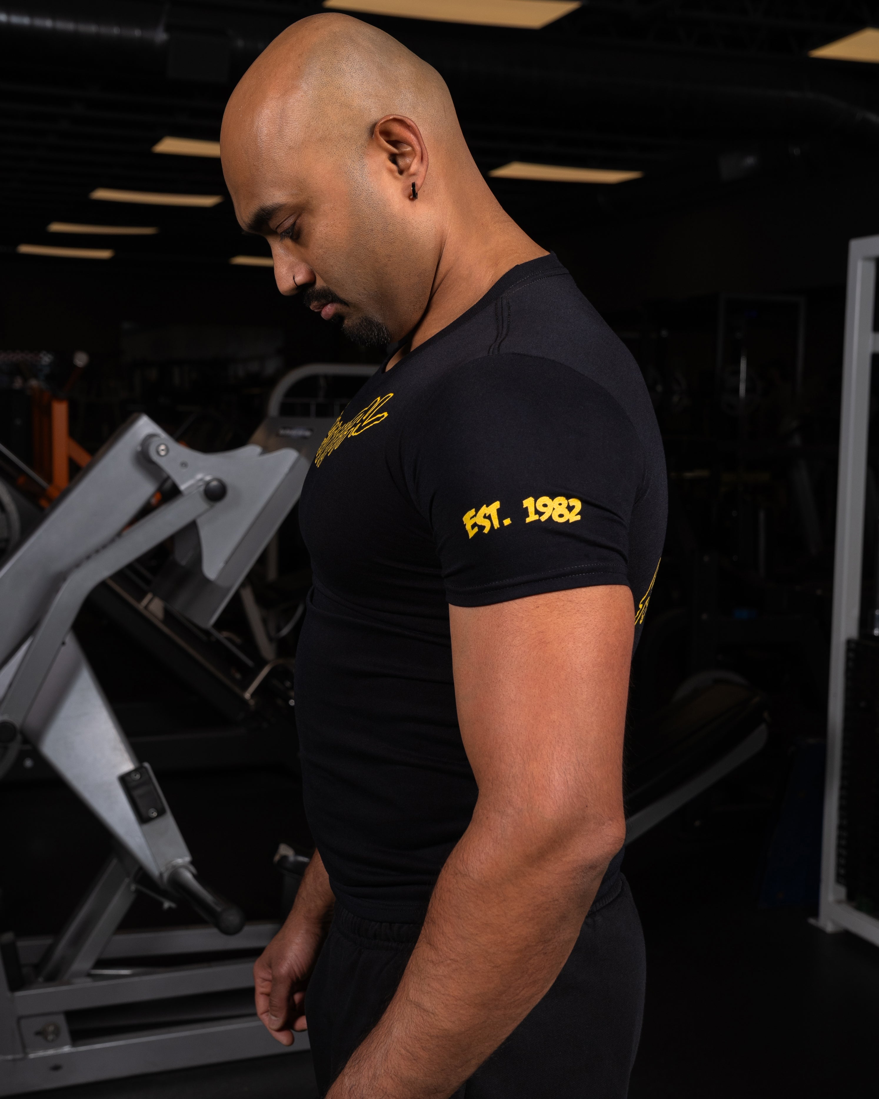 Classic T-Shirt - Side View - Men's | Heavy Metal Gym