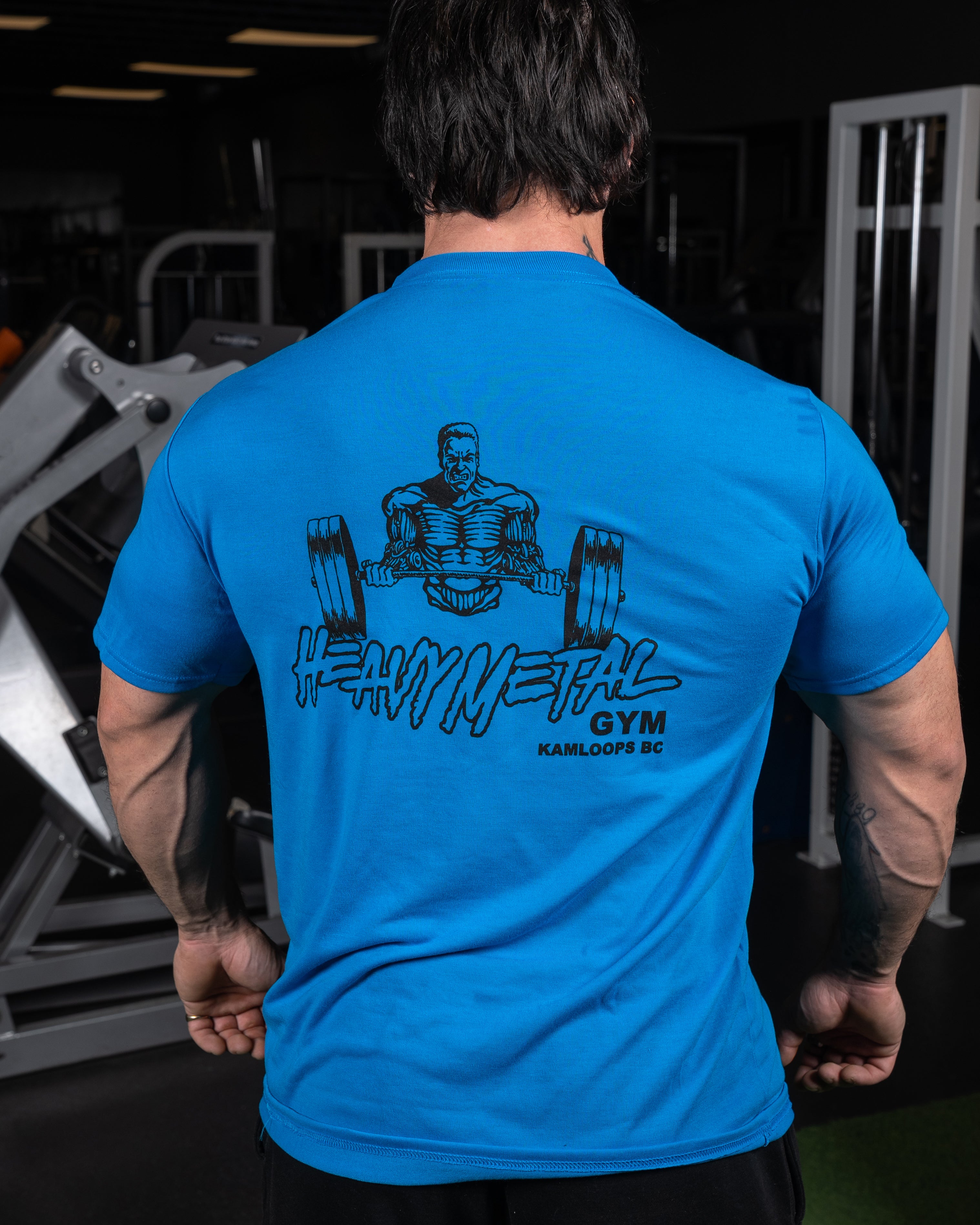 Classic T-Shirt - Back View - Men's | Heavy Metal Gym