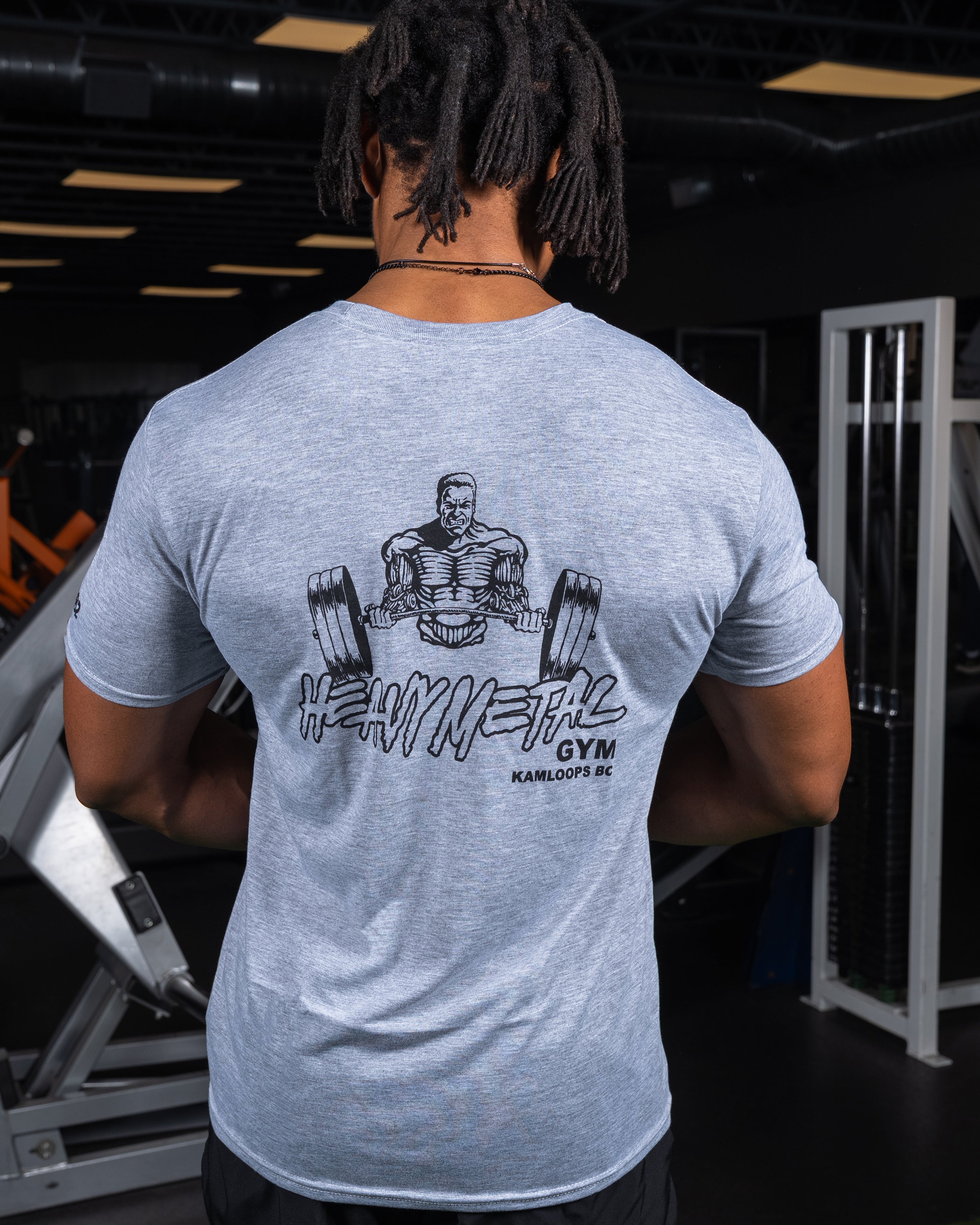Classic T-Shirt - Back View - Men's | Heavy Metal Gym