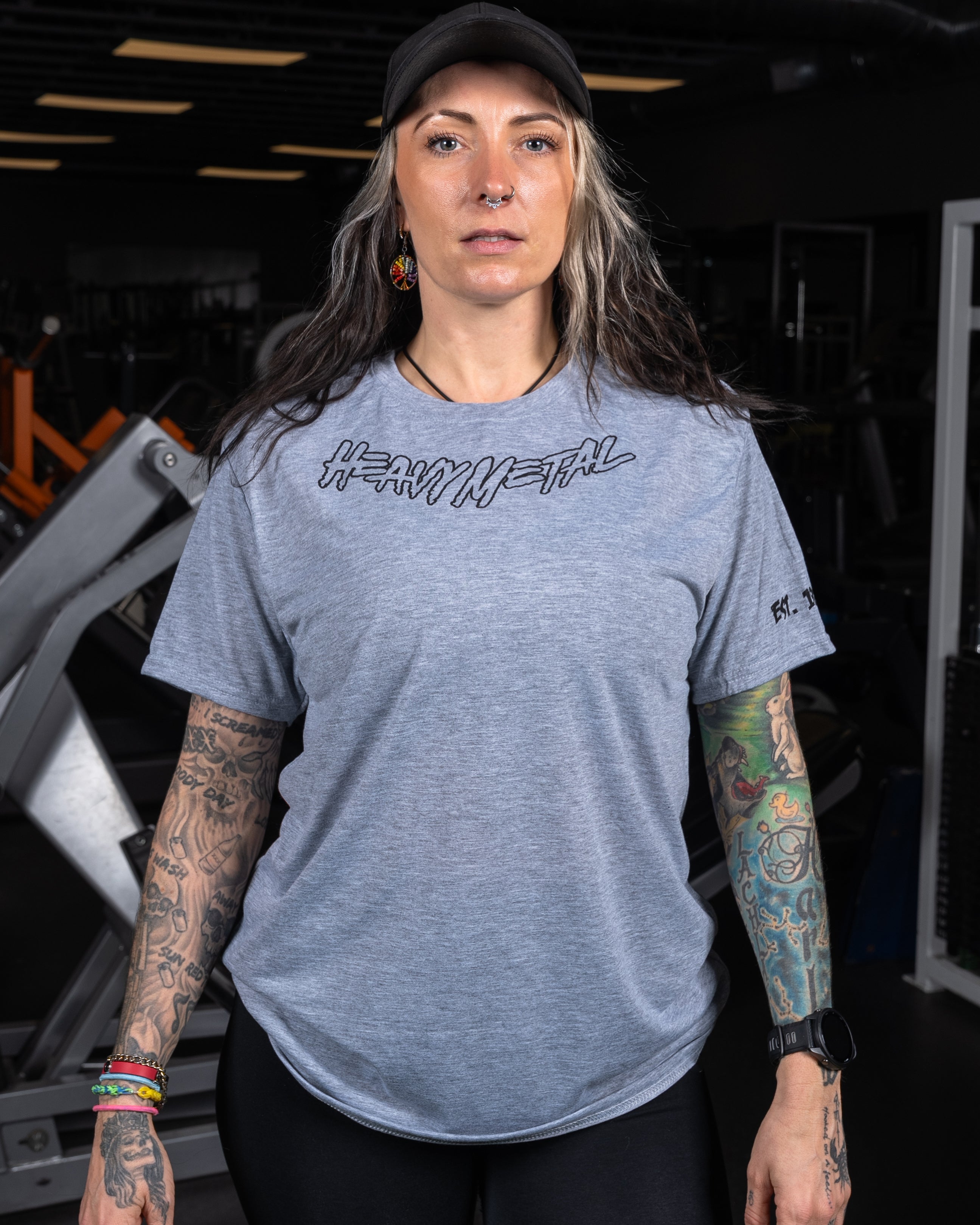 Classic T-Shirt - Front View - Women's | Heavy Metal Gym