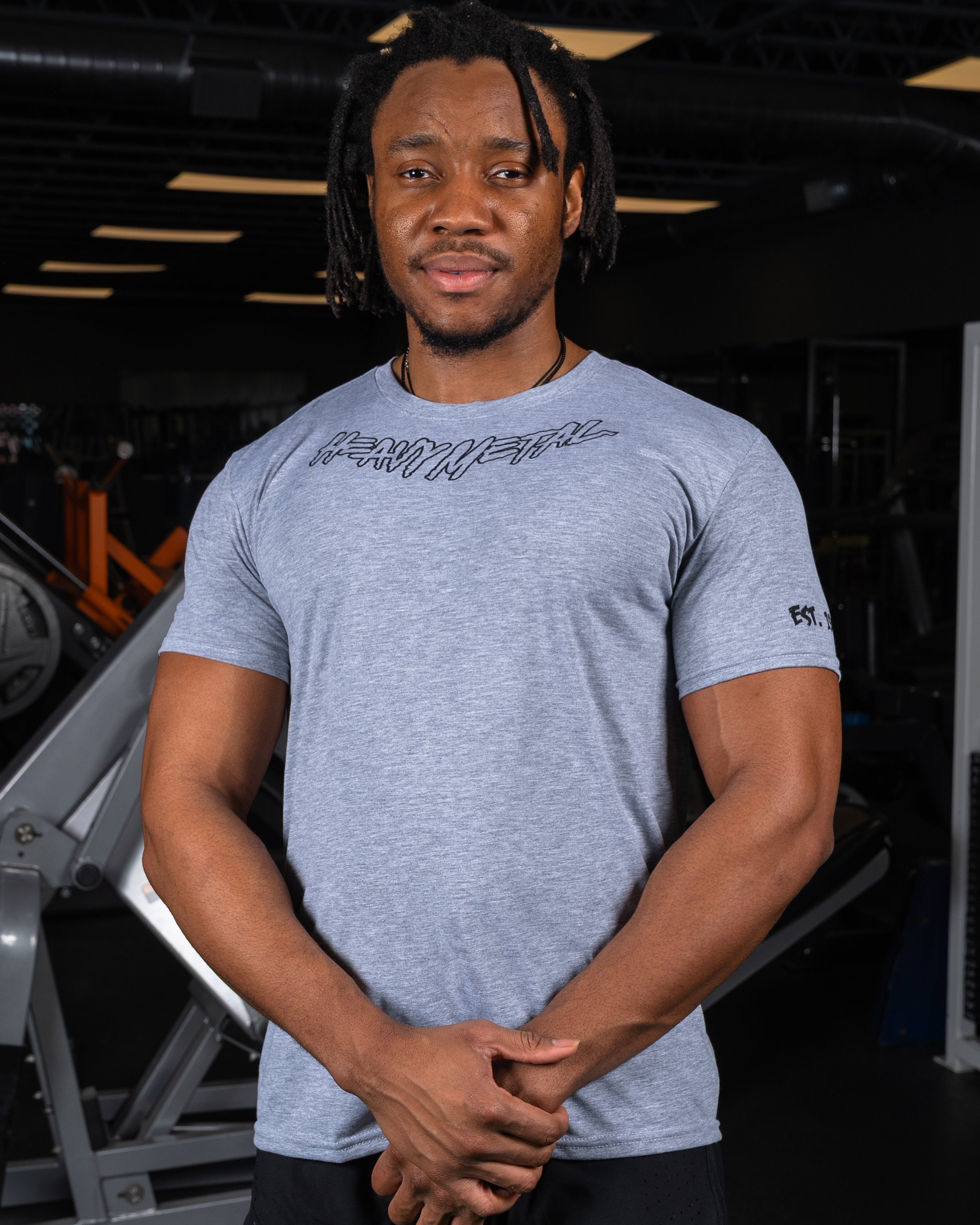 Classic T-Shirt - Front View - Men's | Heavy Metal Gym