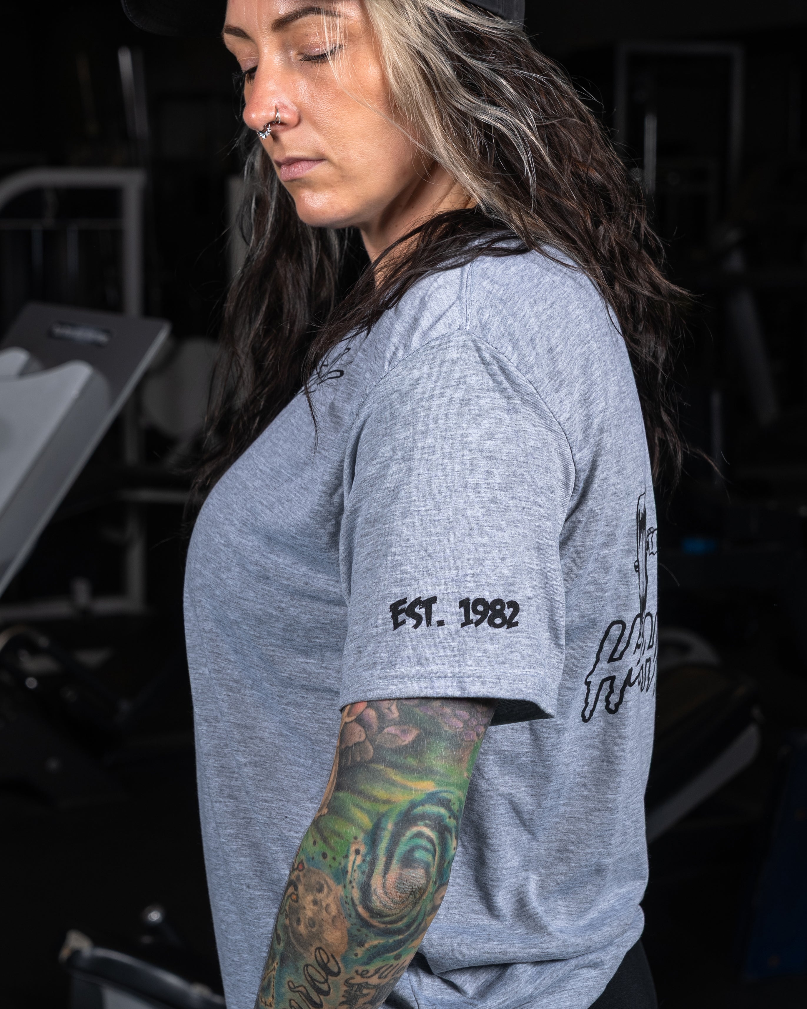 Classic T-Shirt - Side View - Women's | Heavy Metal Gym