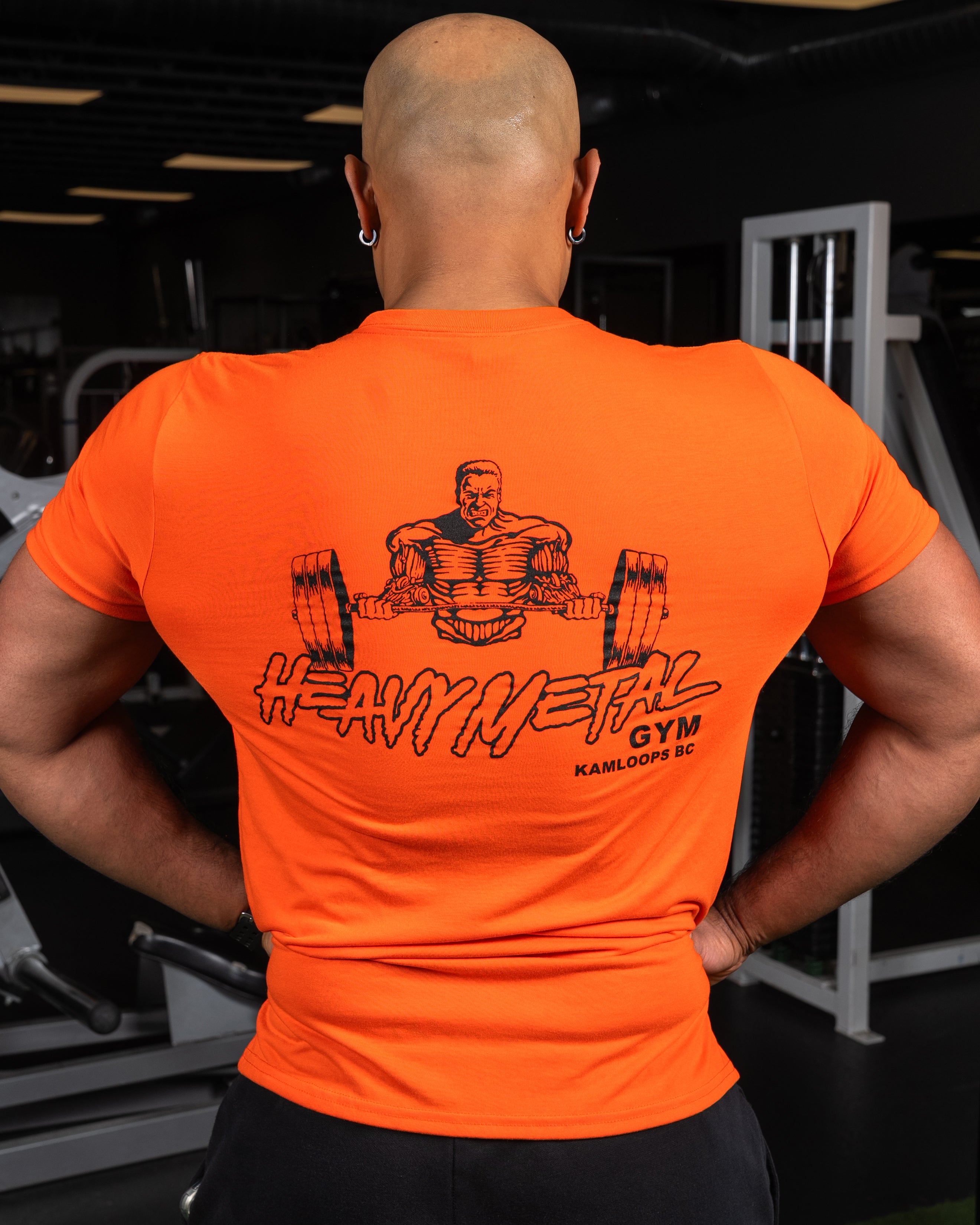 Classic T-Shirt - Back View - Men's | Heavy Metal Gym
