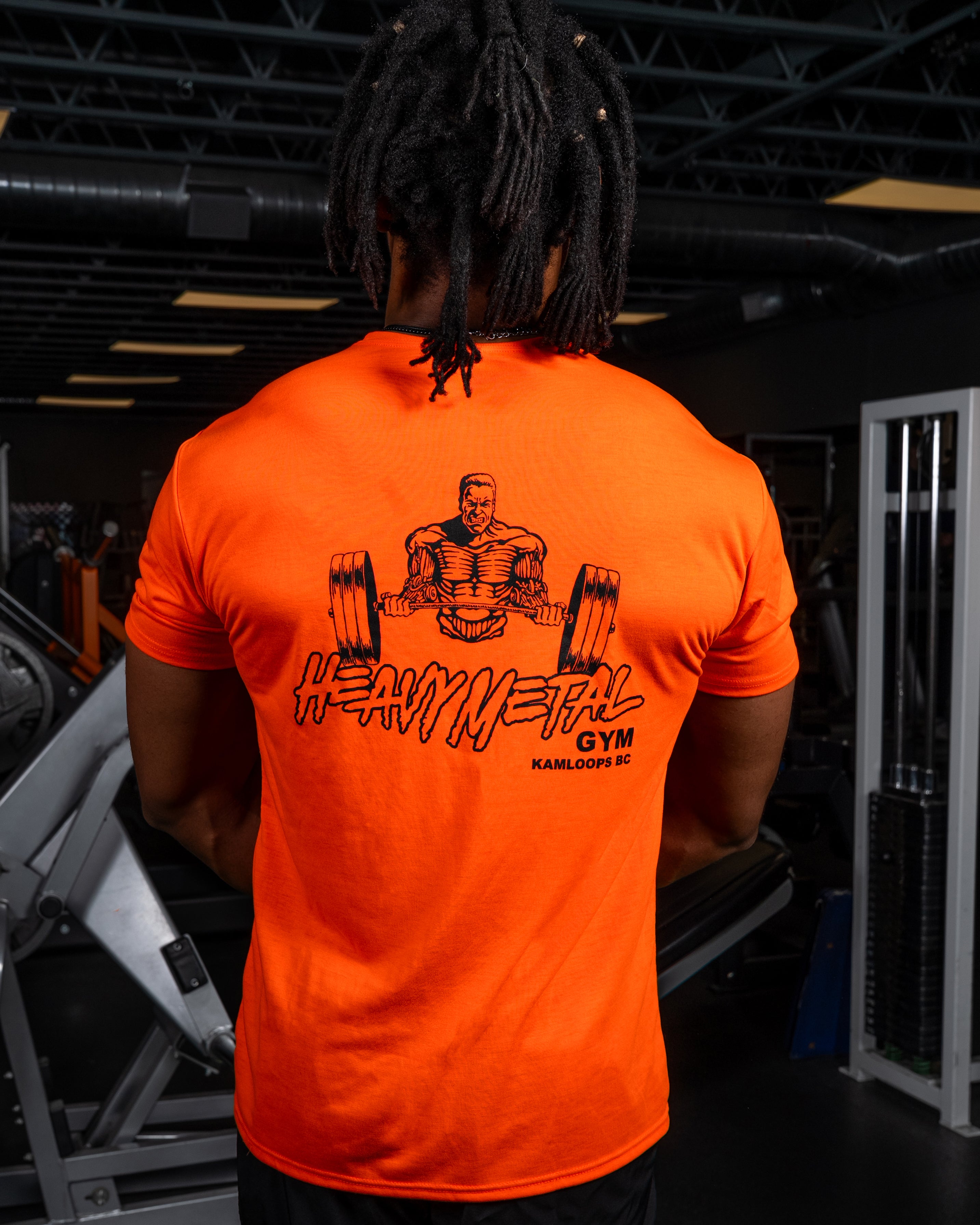 Classic T-Shirt - Back View - Men's | Heavy Metal Gym