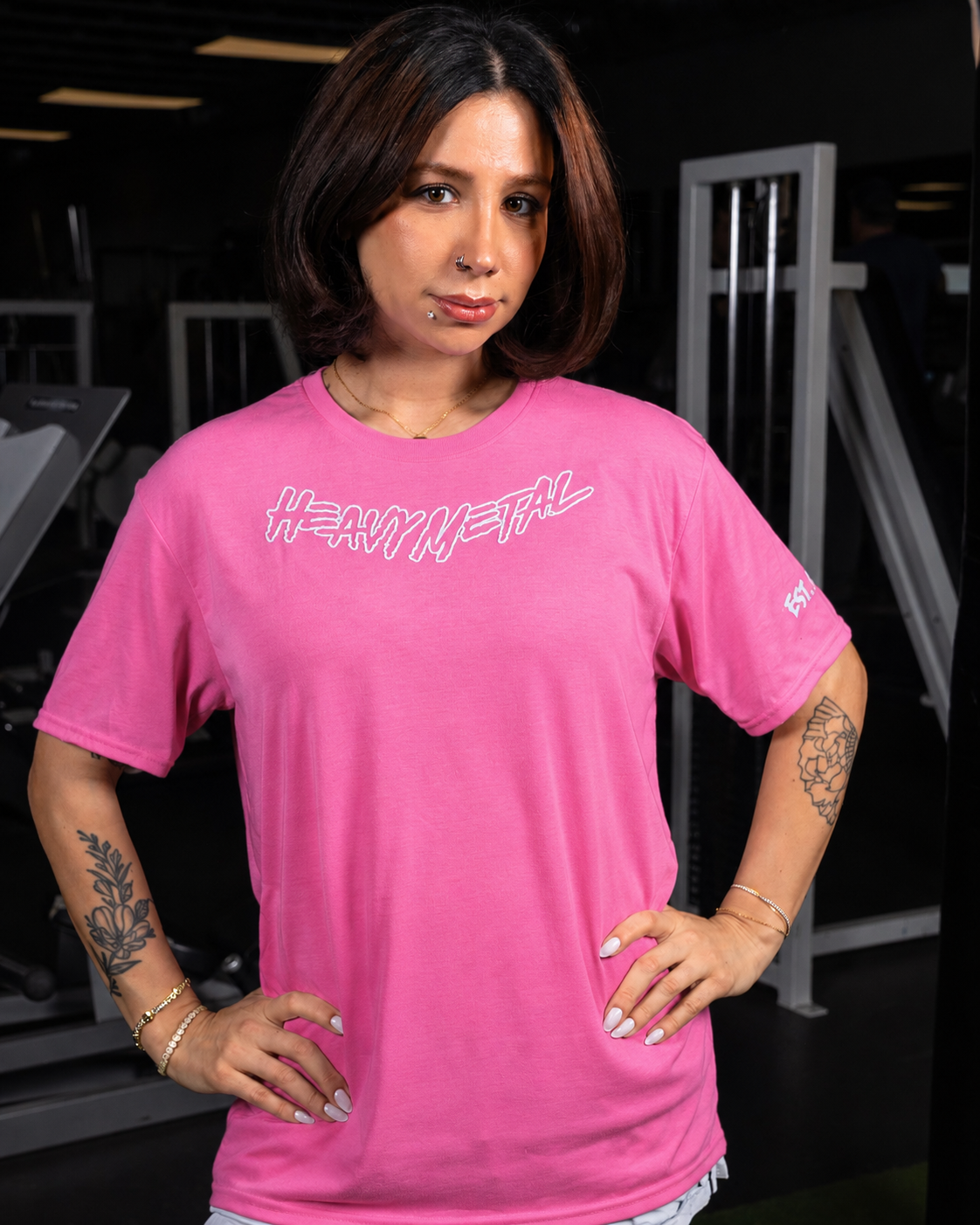 Classic T-Shirt | Pink & White