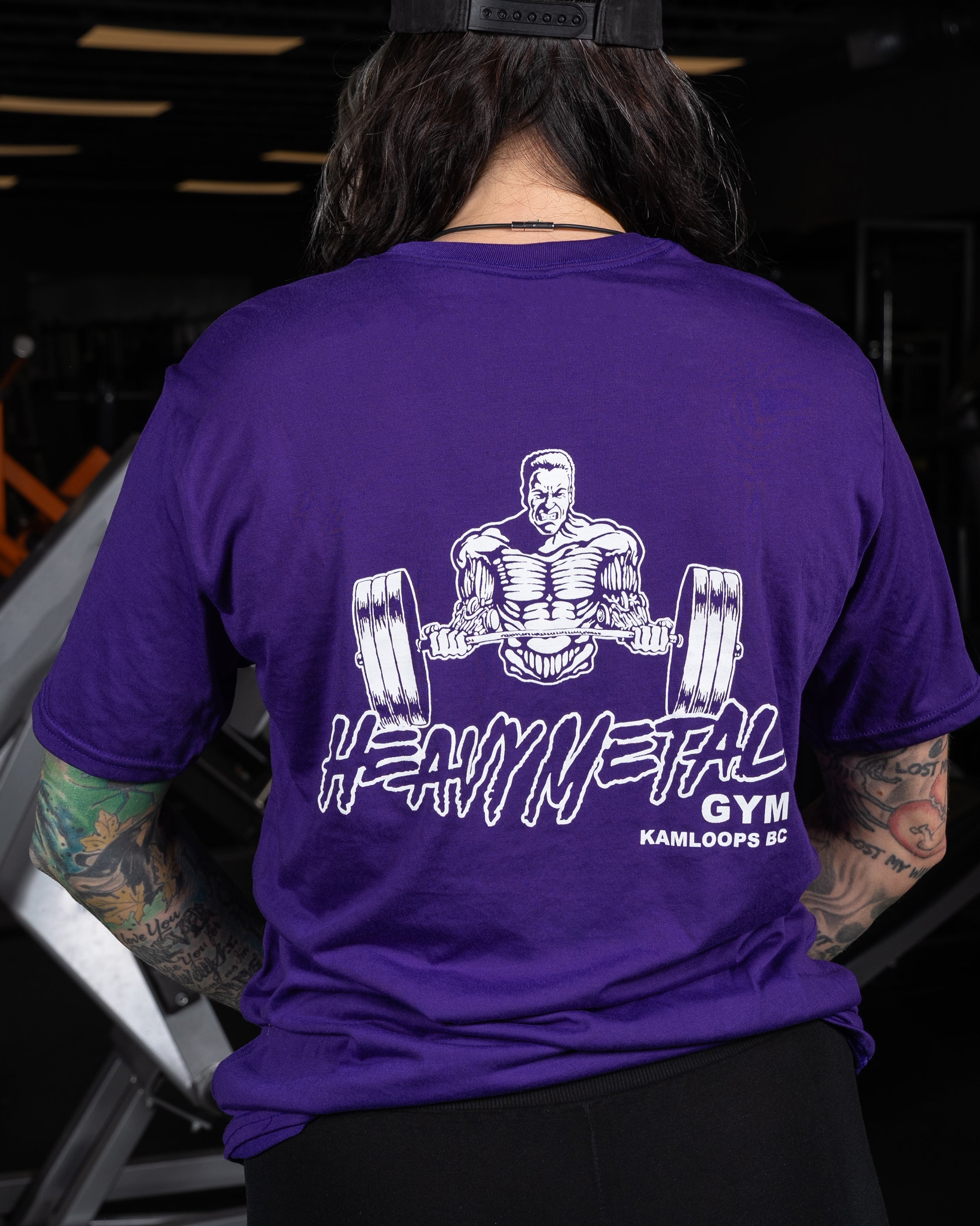Classic T-Shirt - Back View - Women's | Heavy Metal Gym