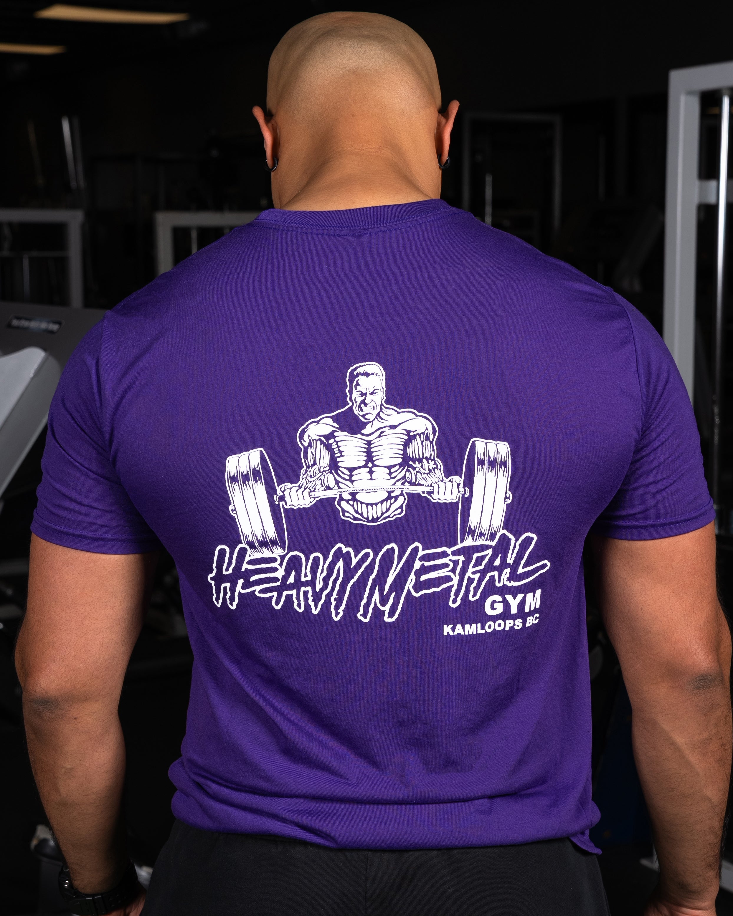 Classic T-Shirt - Back View - Men's | Heavy Metal Gym