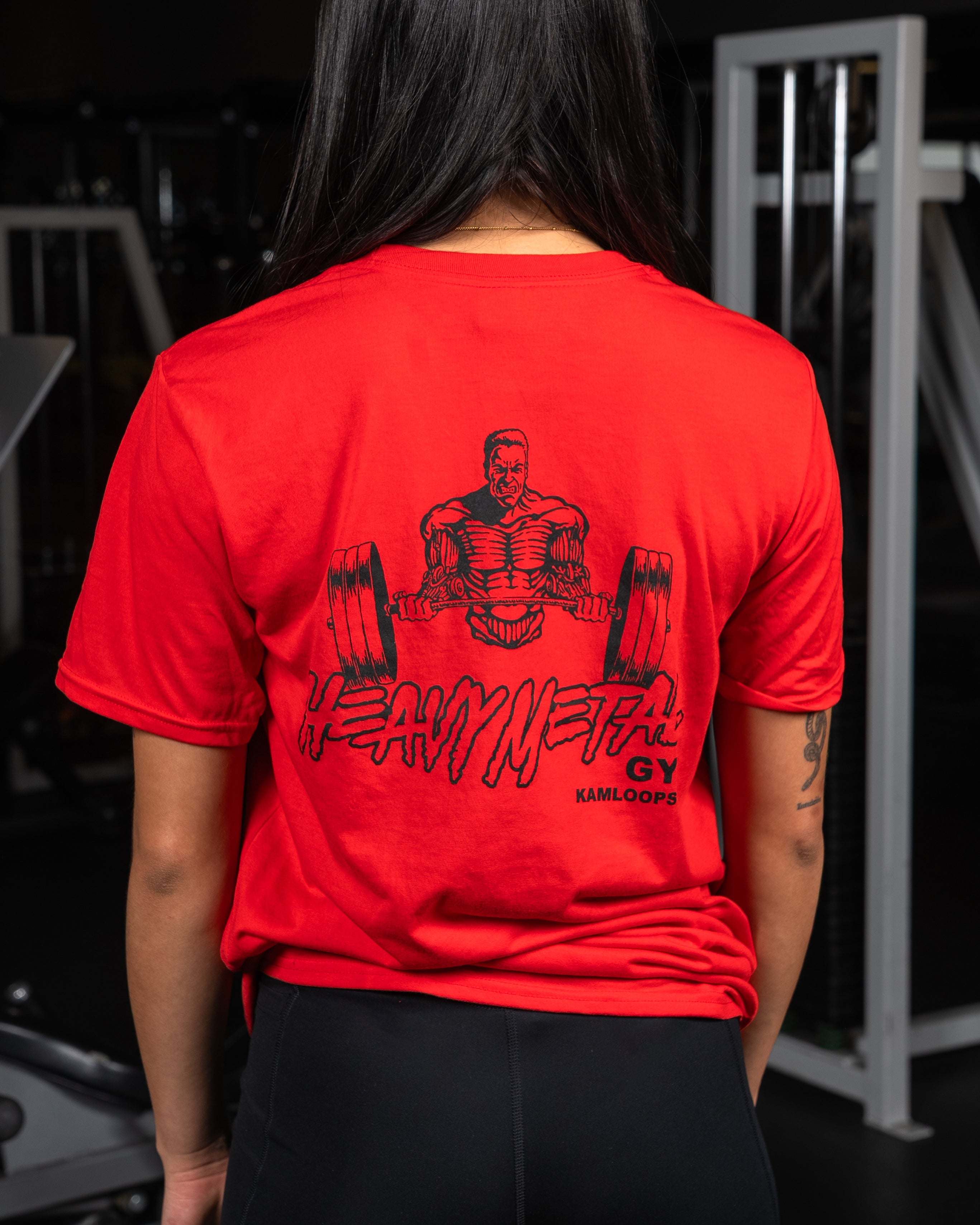 Classic T-Shirt - Back View - Women's | Heavy Metal Gym