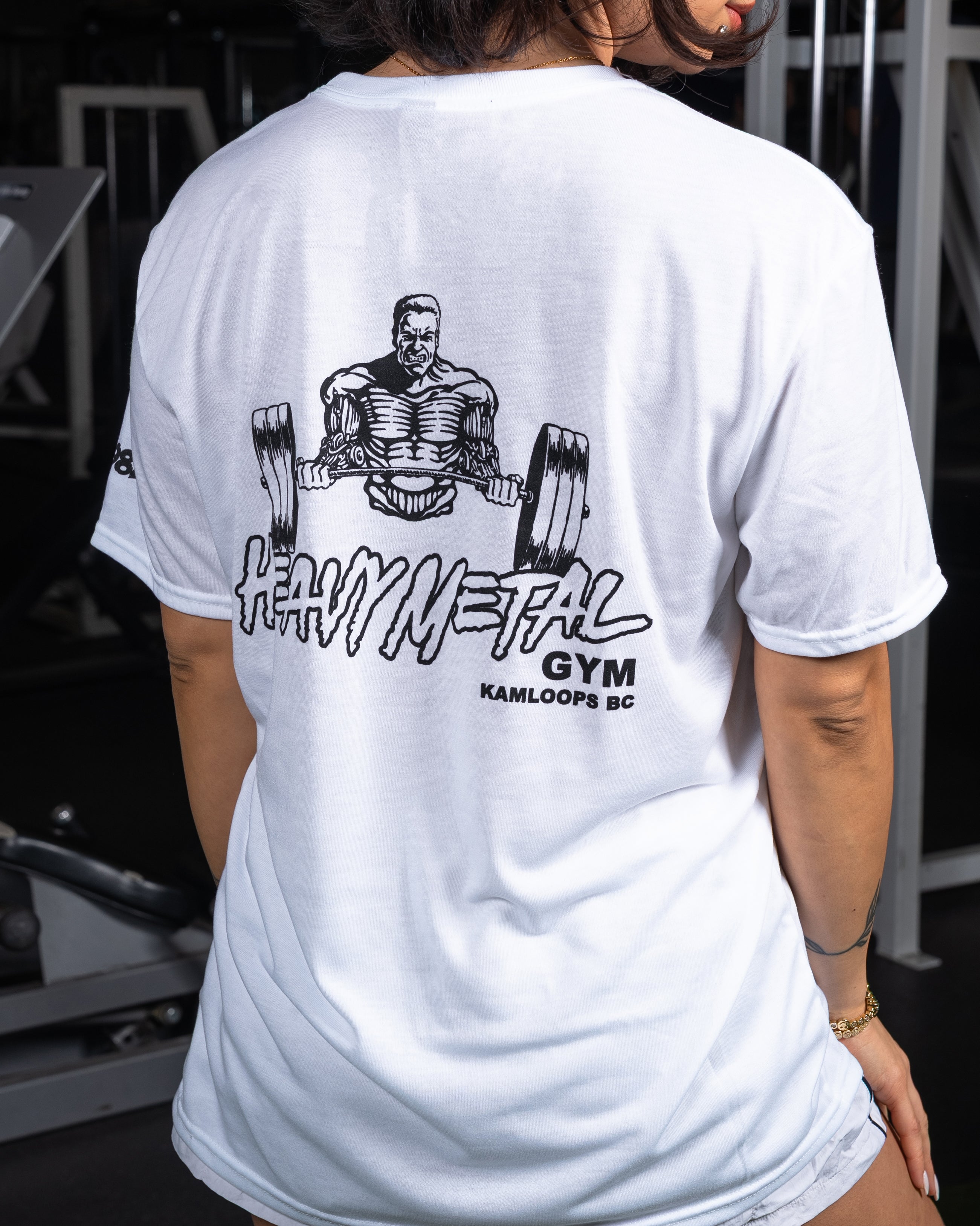 Classic T-Shirt - Back View - Women's | Heavy Metal Gym