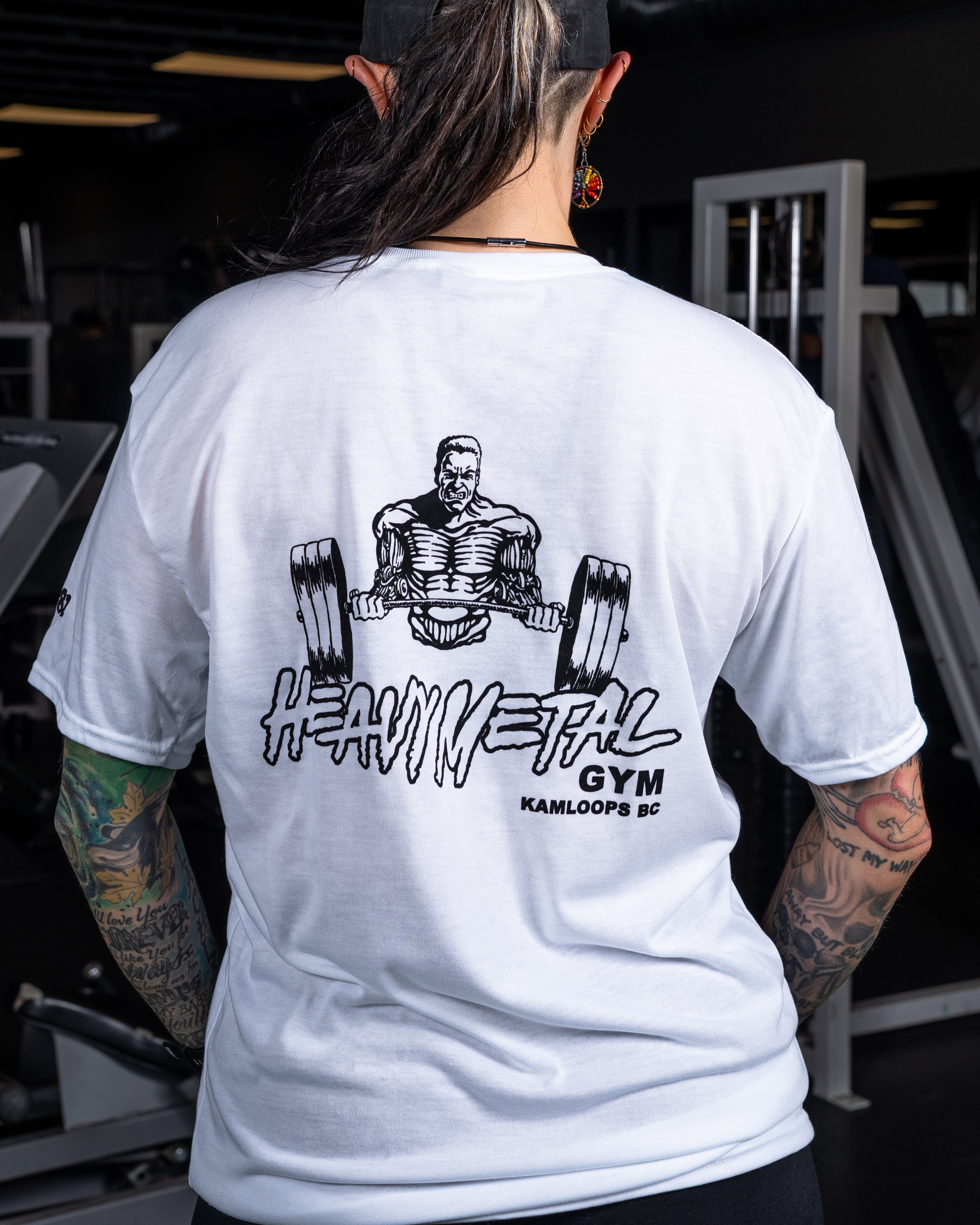 Classic T-Shirt - Back View - Women's | Heavy Metal Gym