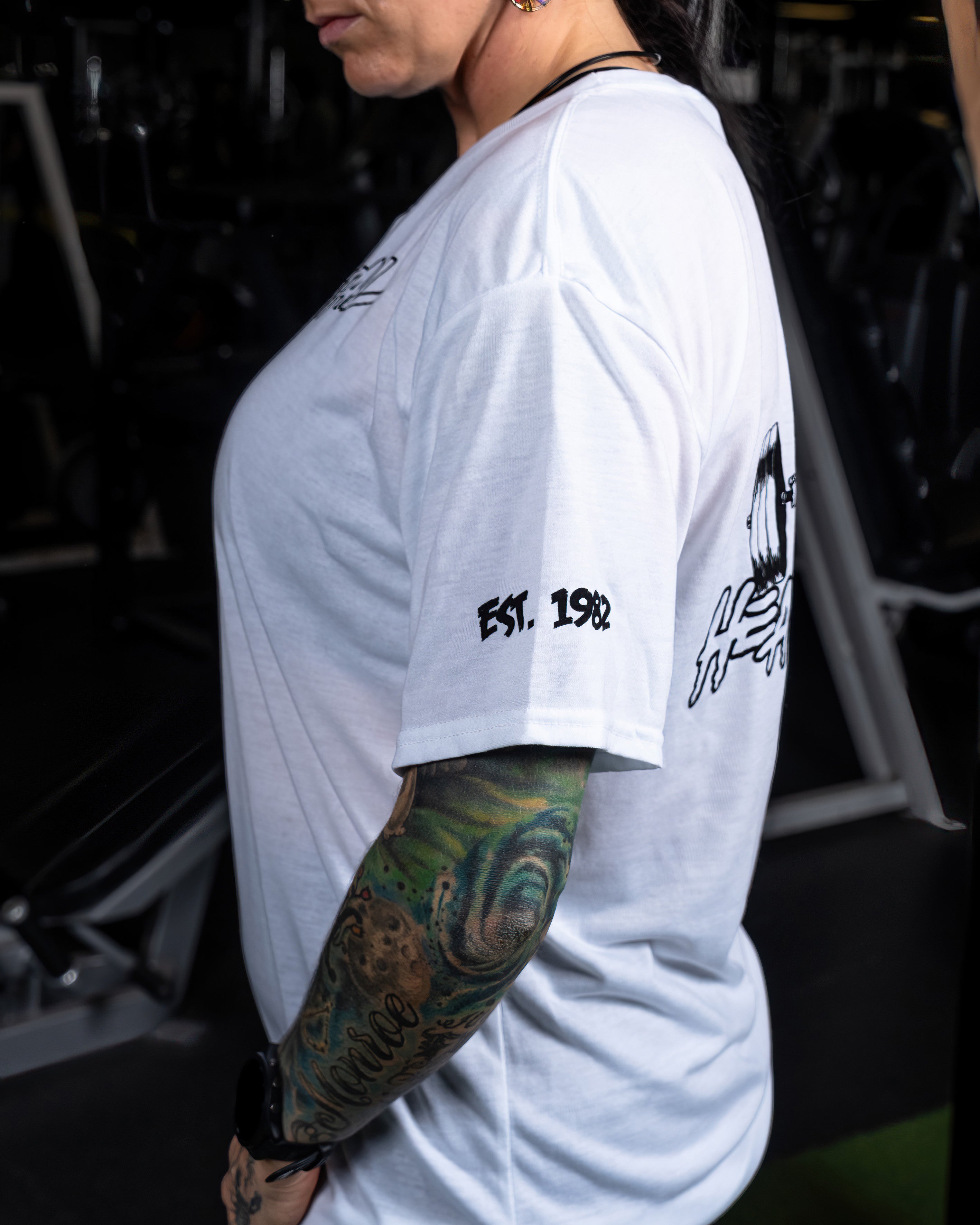 Classic T-Shirt - Side View - Women's | Heavy Metal Gym