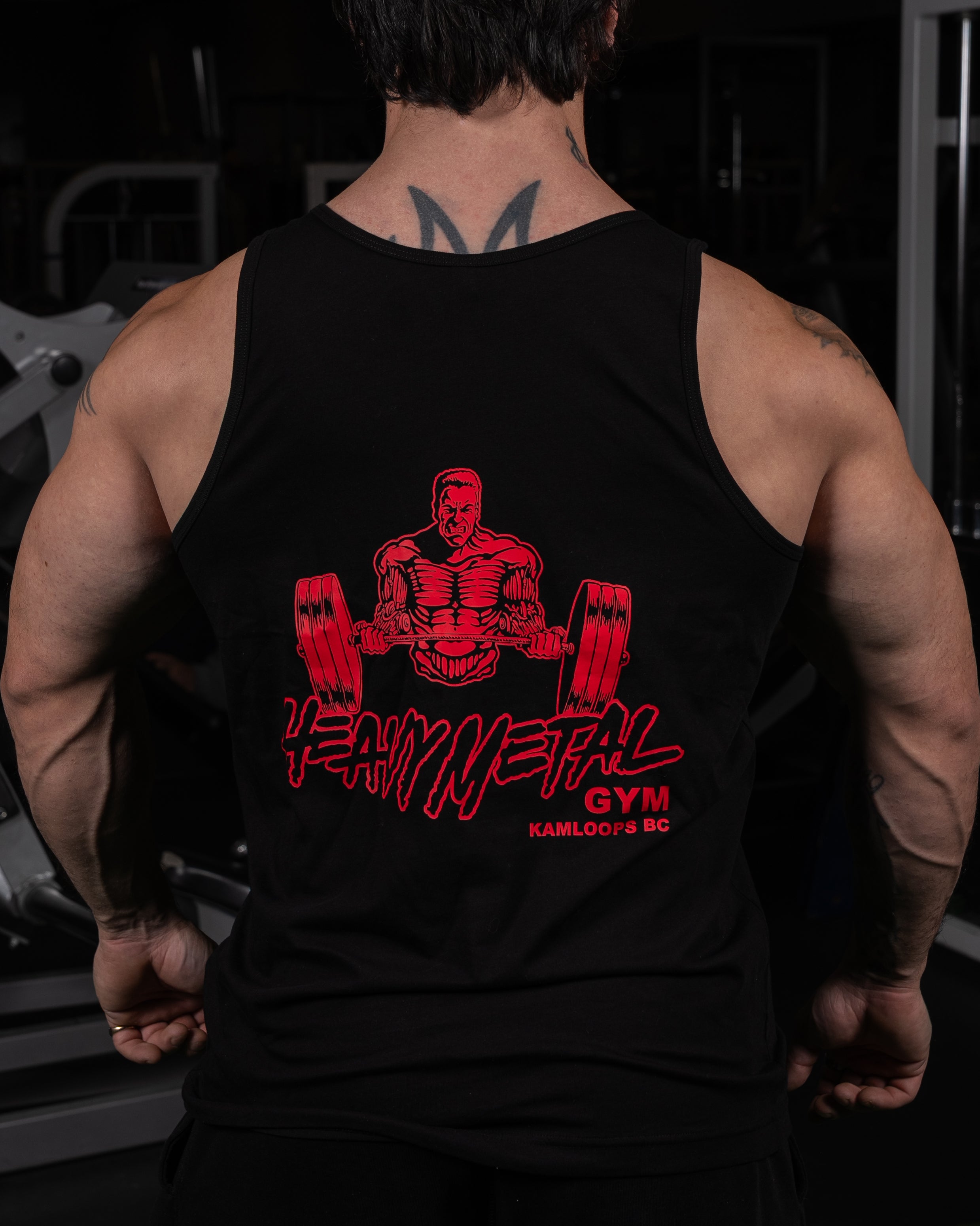 Classic Tank Top - Back View - Men's | Heavy Metal Gym