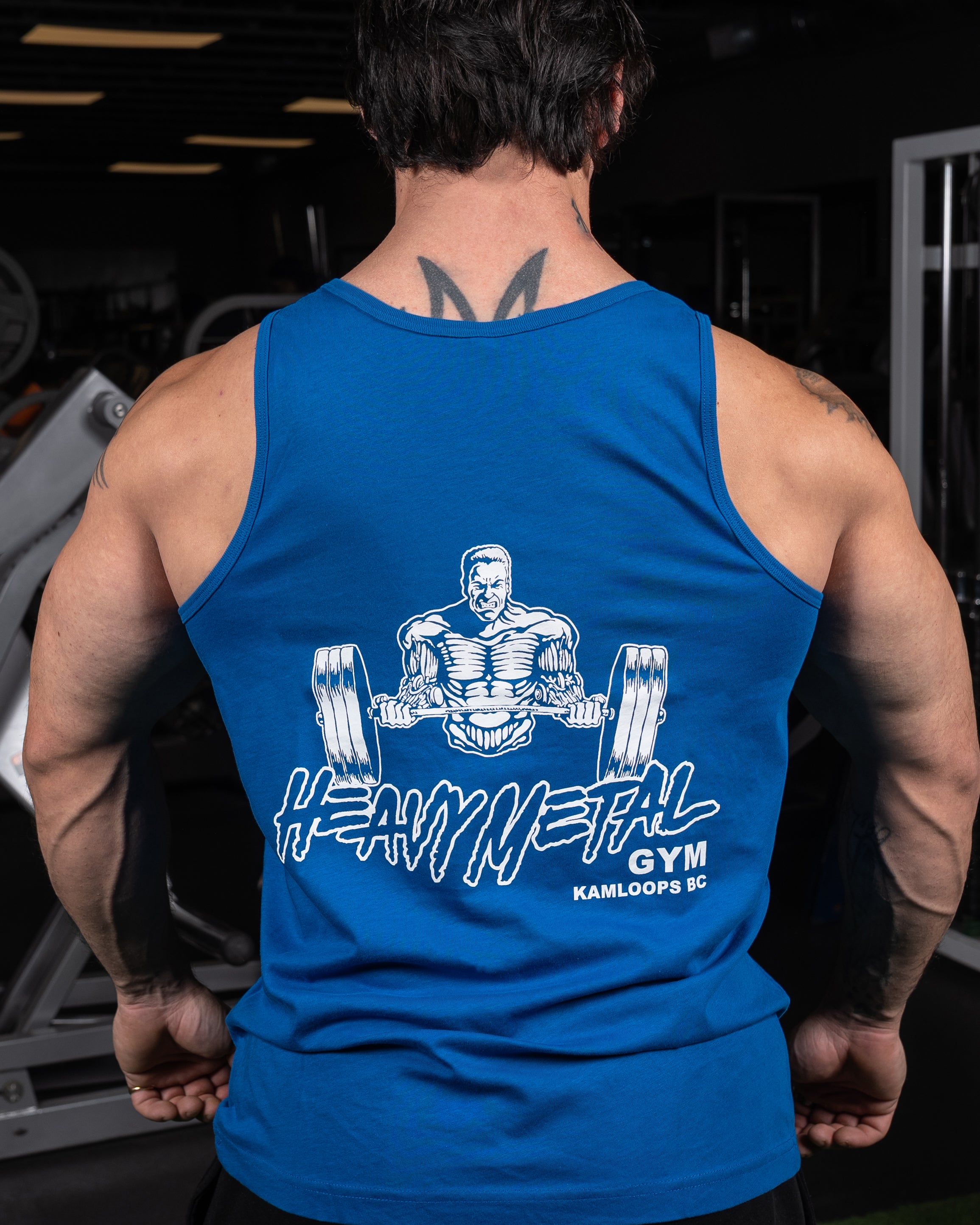 Classic Tank Top - Back View - Men's | Heavy Metal Gym