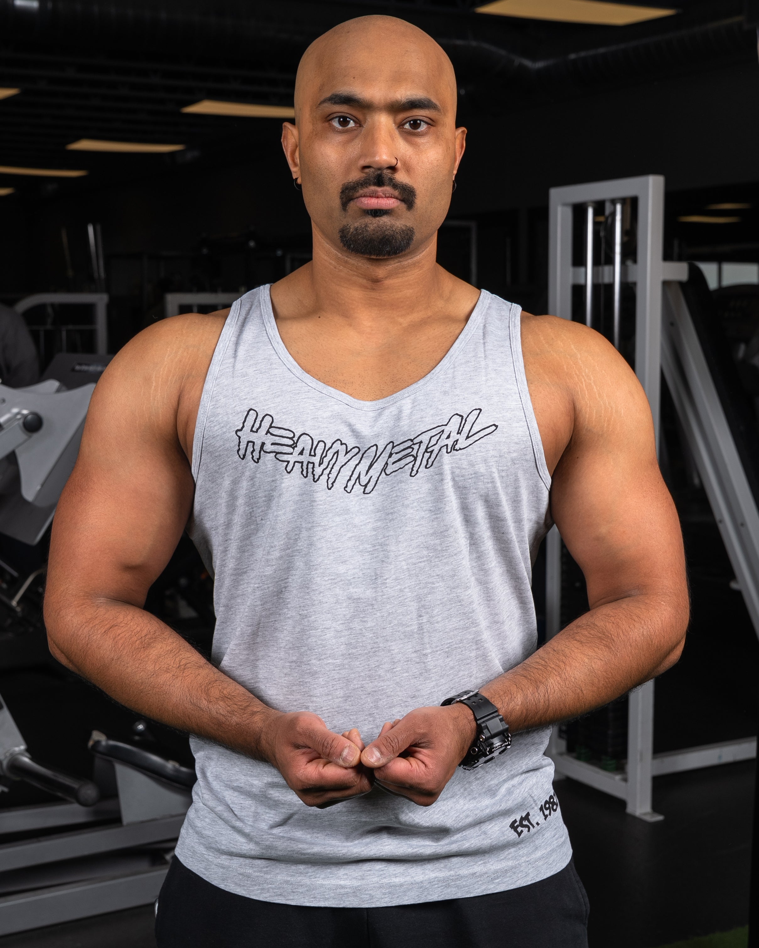 Classic Tank Top - Front View - Men's | Heavy Metal Gym