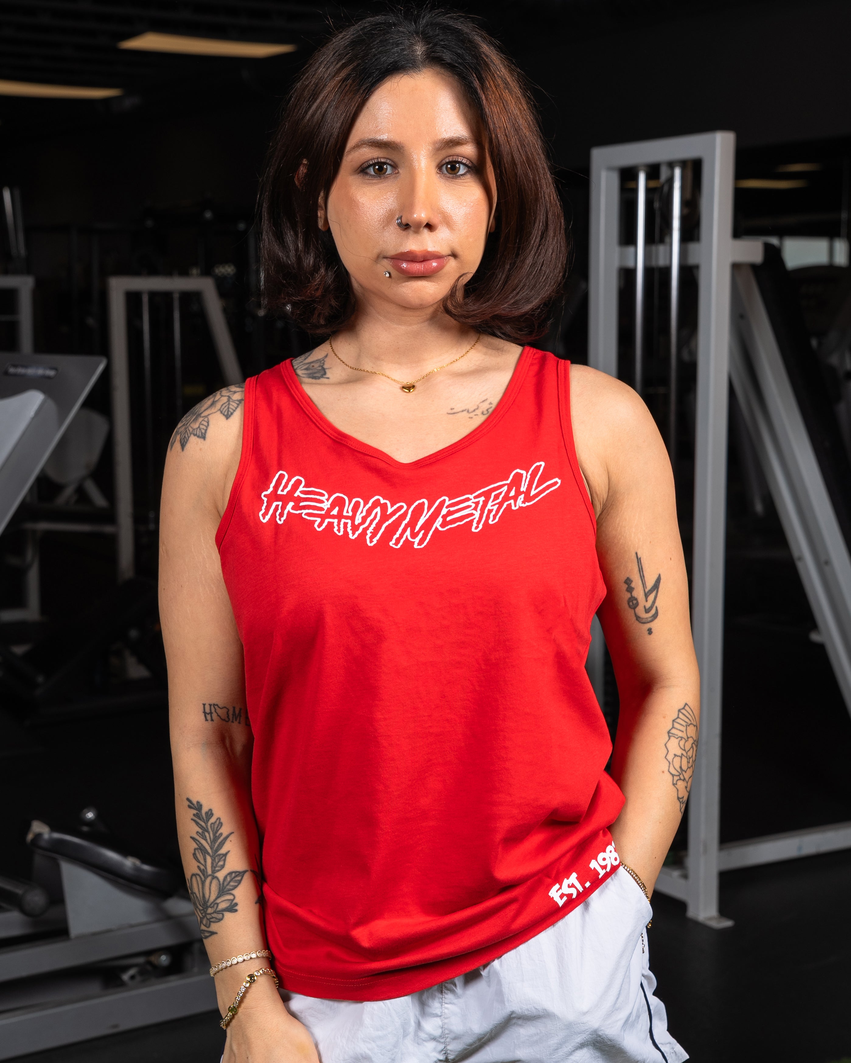 Classic Tank Top - Front View - Women's | Heavy Metal Gym