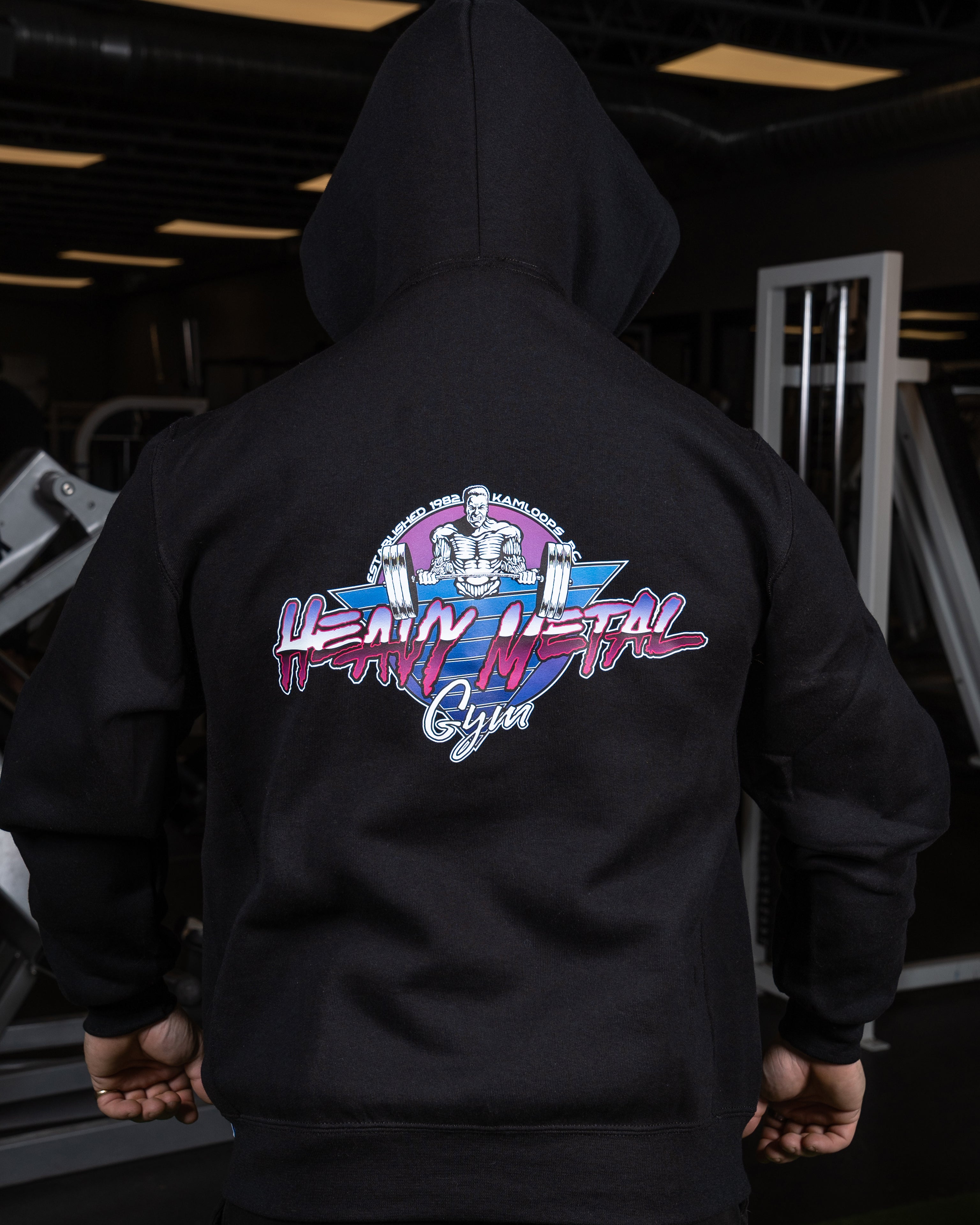 Men’s Retro Zip-Up | Black & White