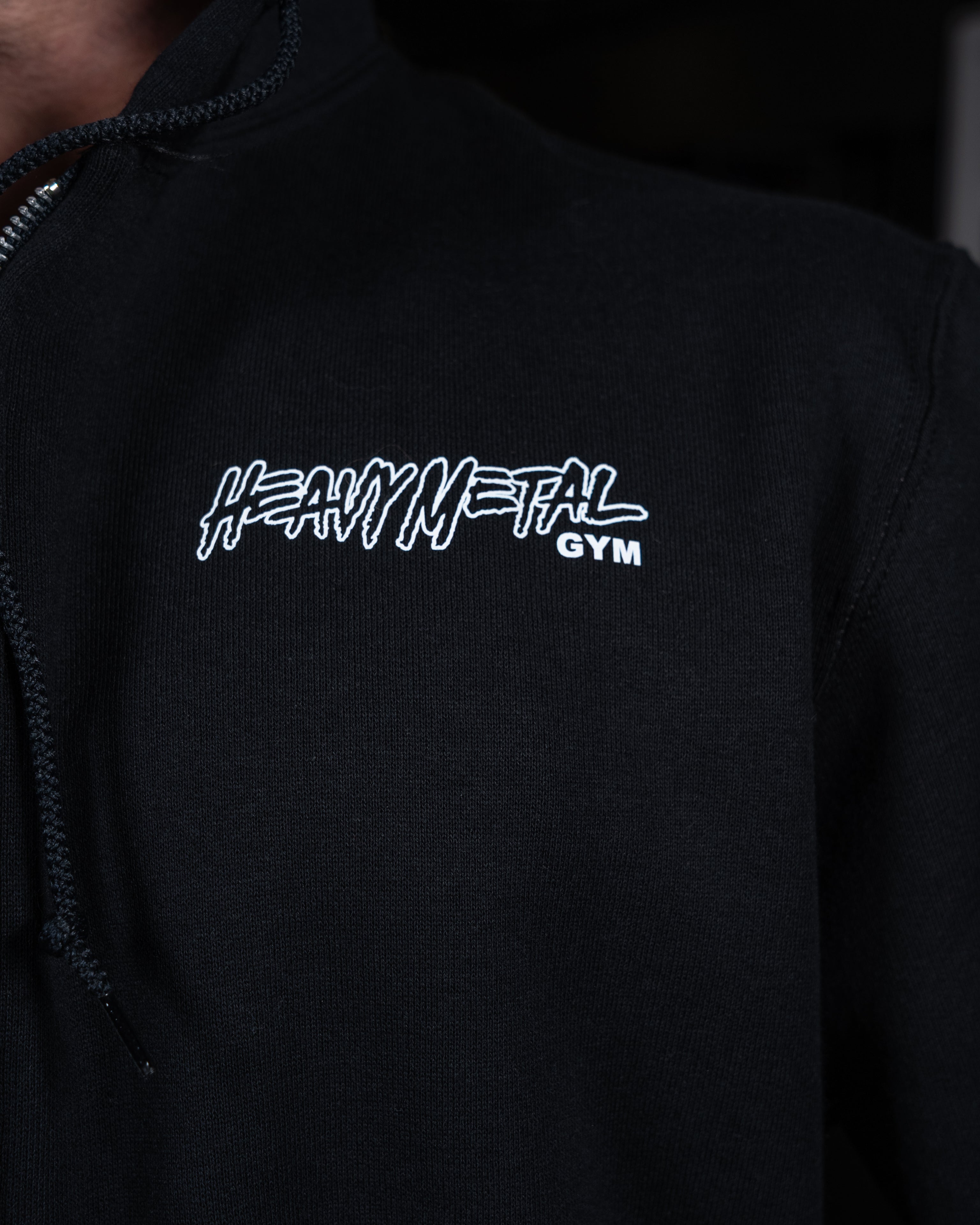 Men’s Retro Zip-Up | Black & White