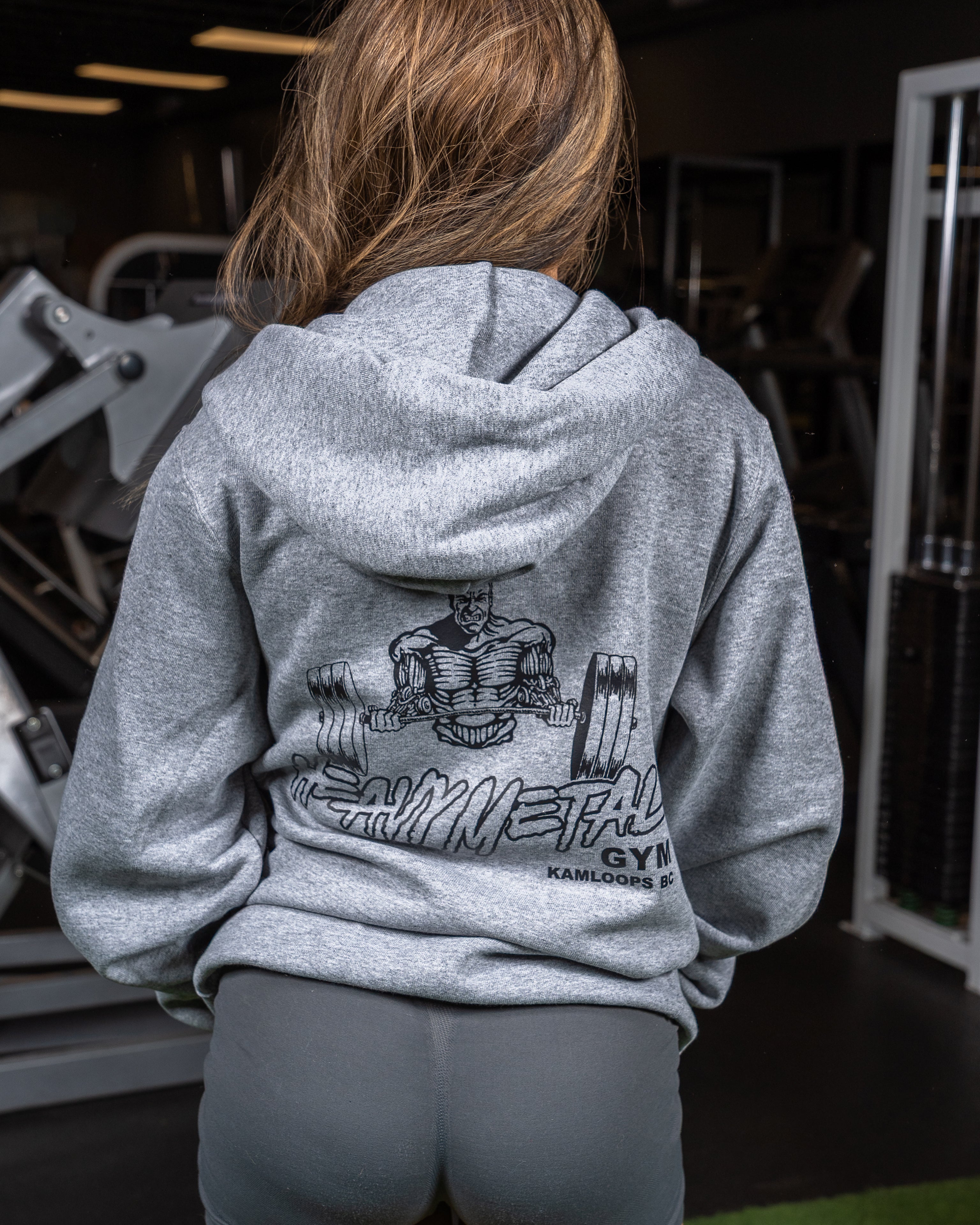 Classic Hoodie - Back View - Women's | Heavy Metal Gym
