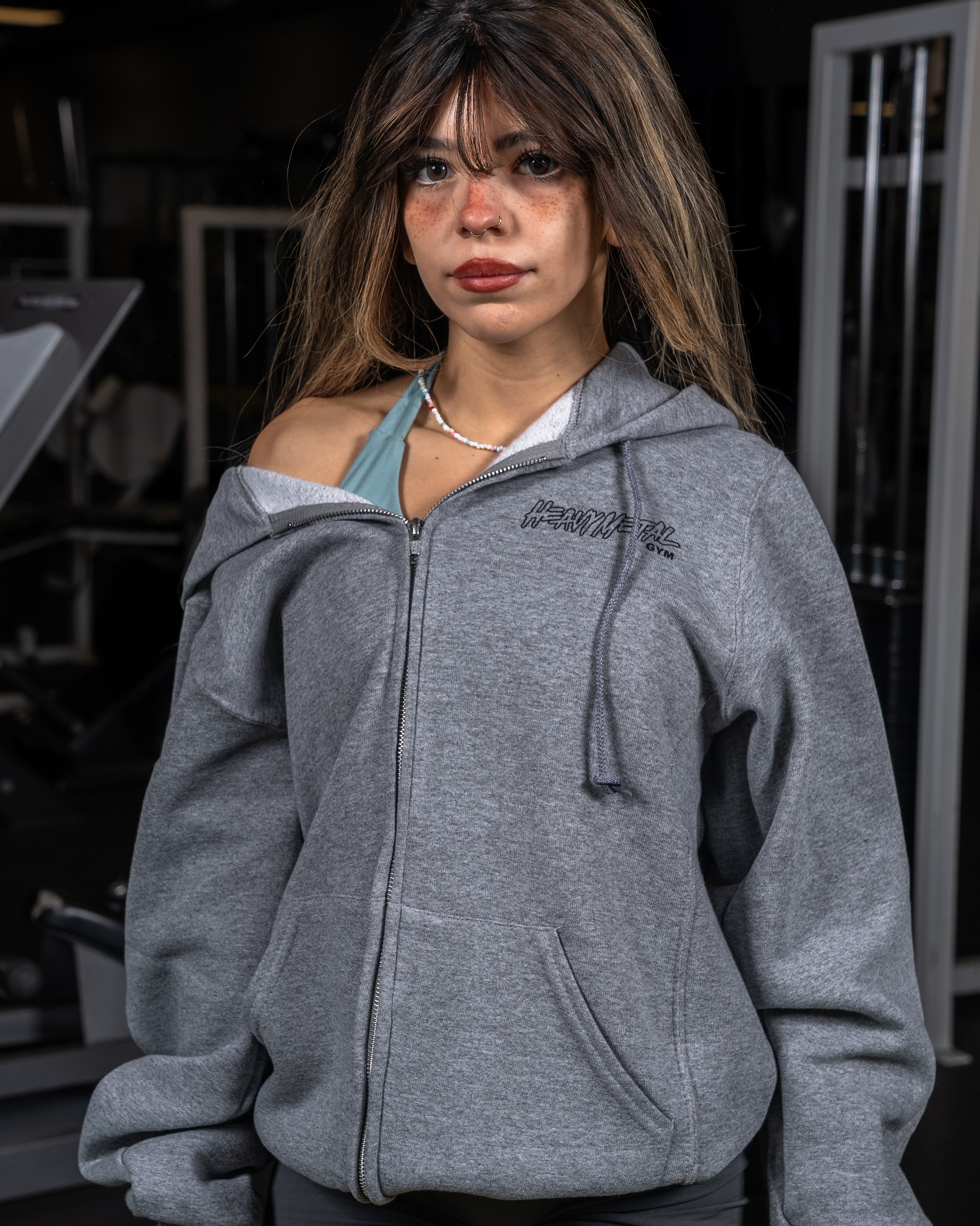 Classic Hoodie - Front View - Women's | Heavy Metal Gym