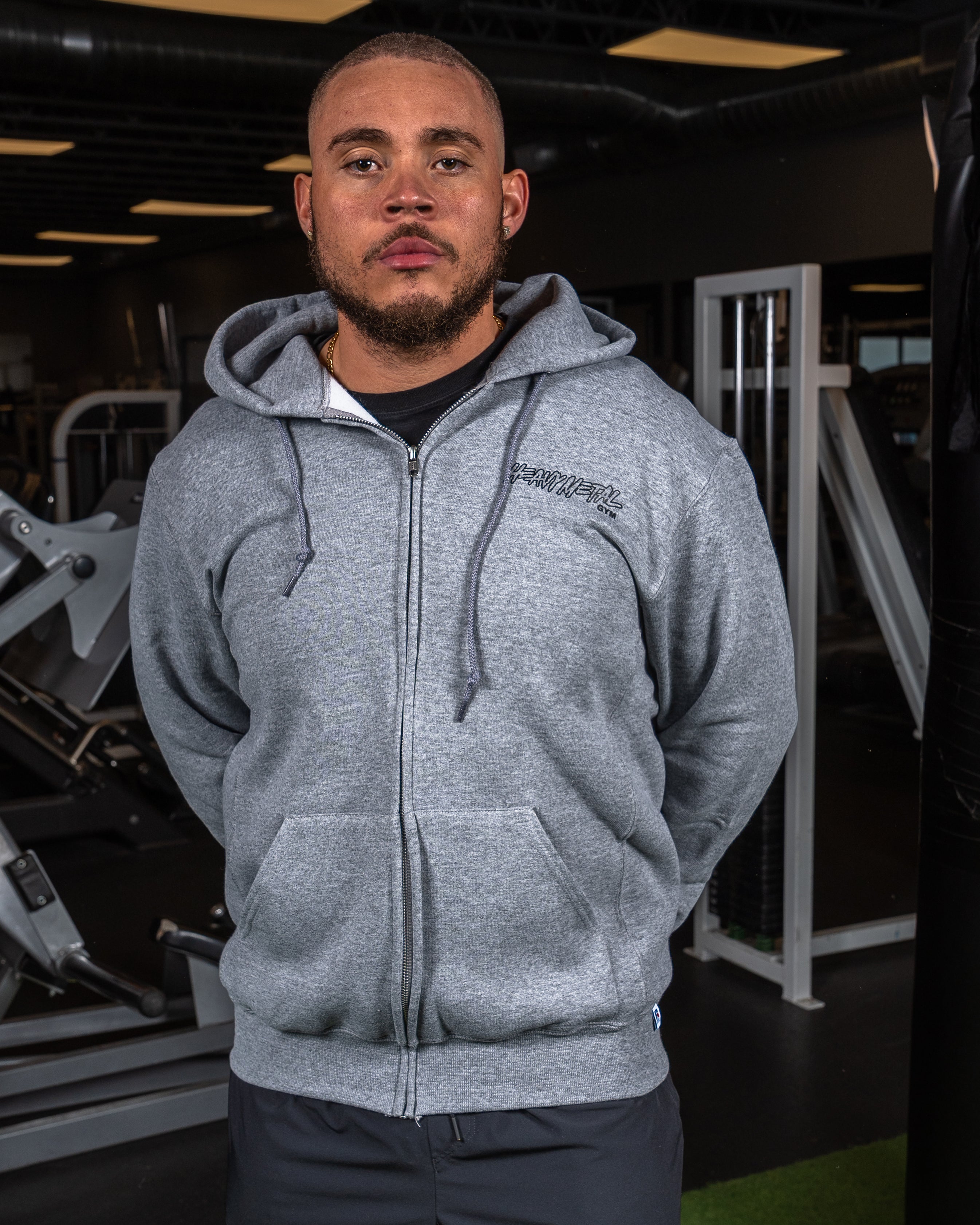 Classic Hoodie - Front View - Men's | Heavy Metal Gym