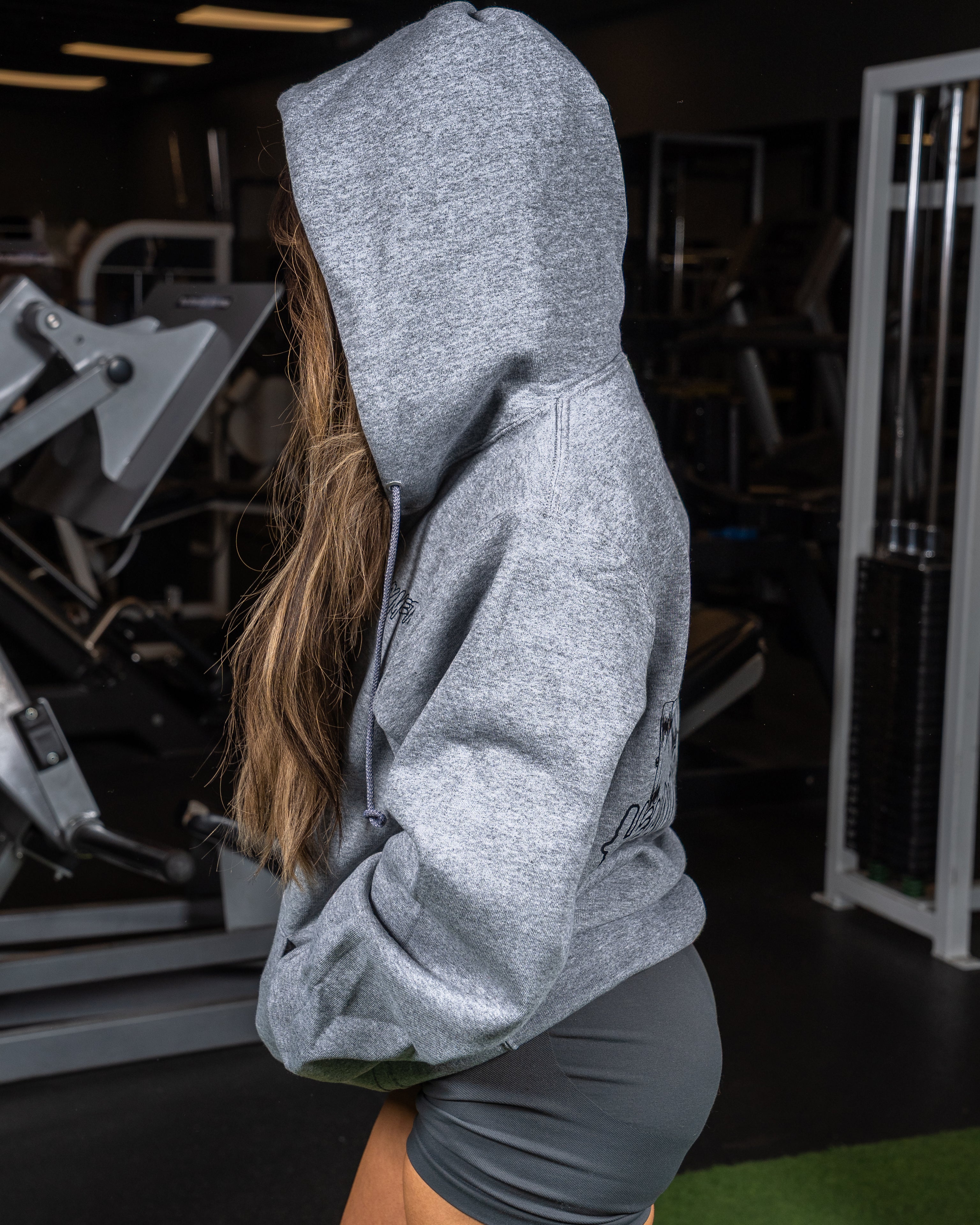 Classic Hoodie - Side View - Women's | Heavy Metal Gym