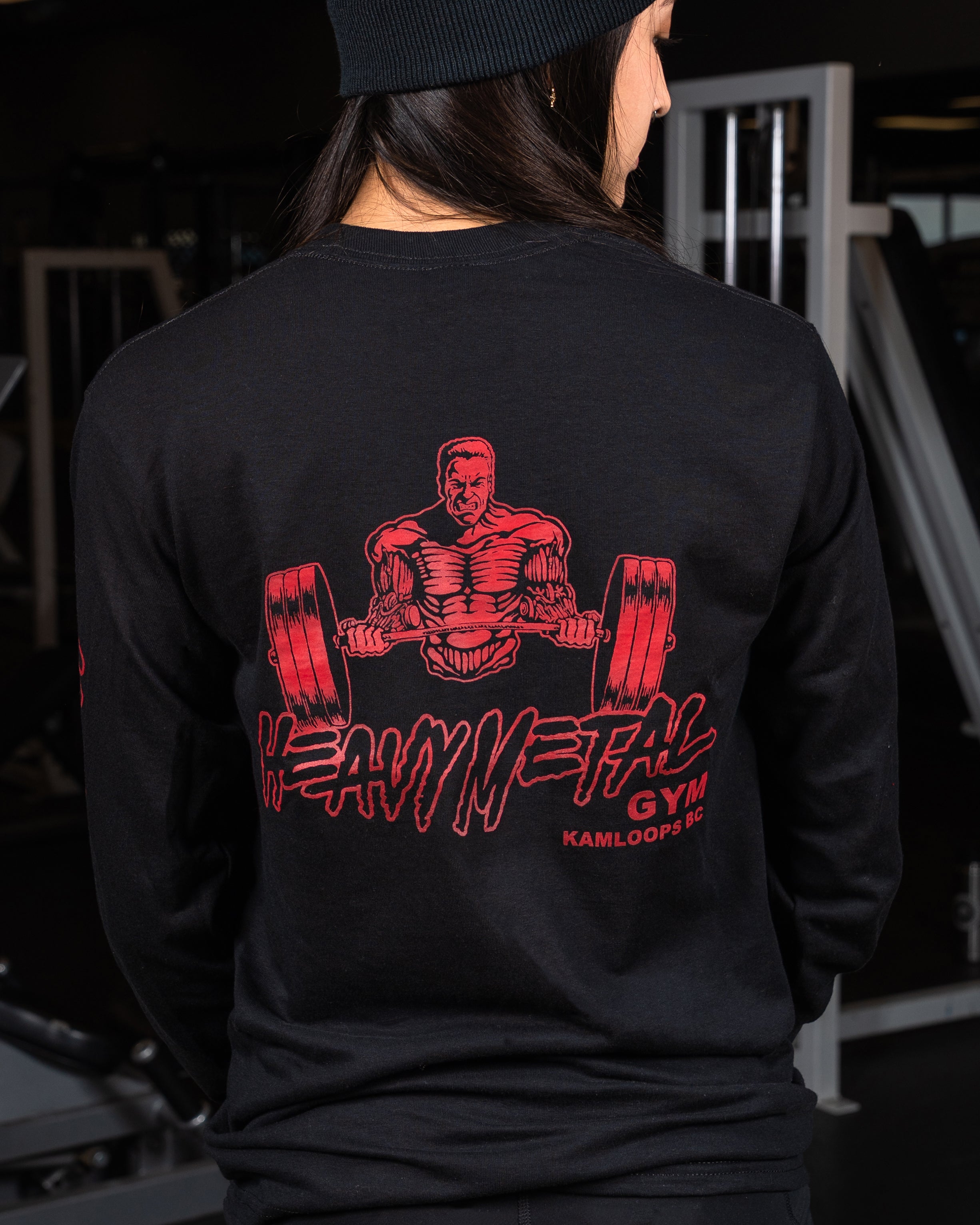 Classic Long Sleeve - Back View - Women's | Heavy Metal Gym