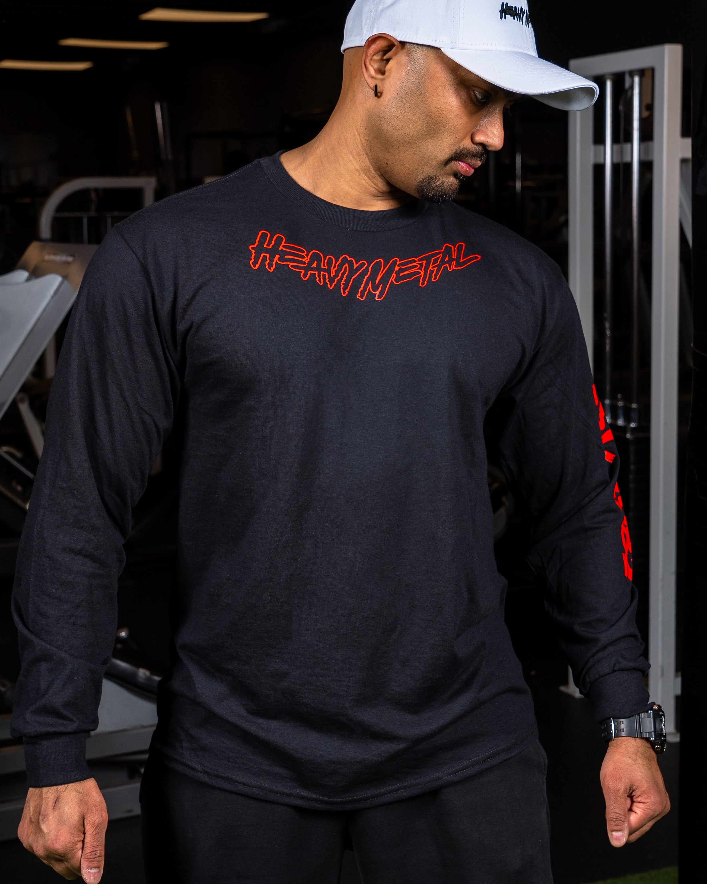 Classic Long Sleeve - Back View - Men's | Heavy Metal Gym
