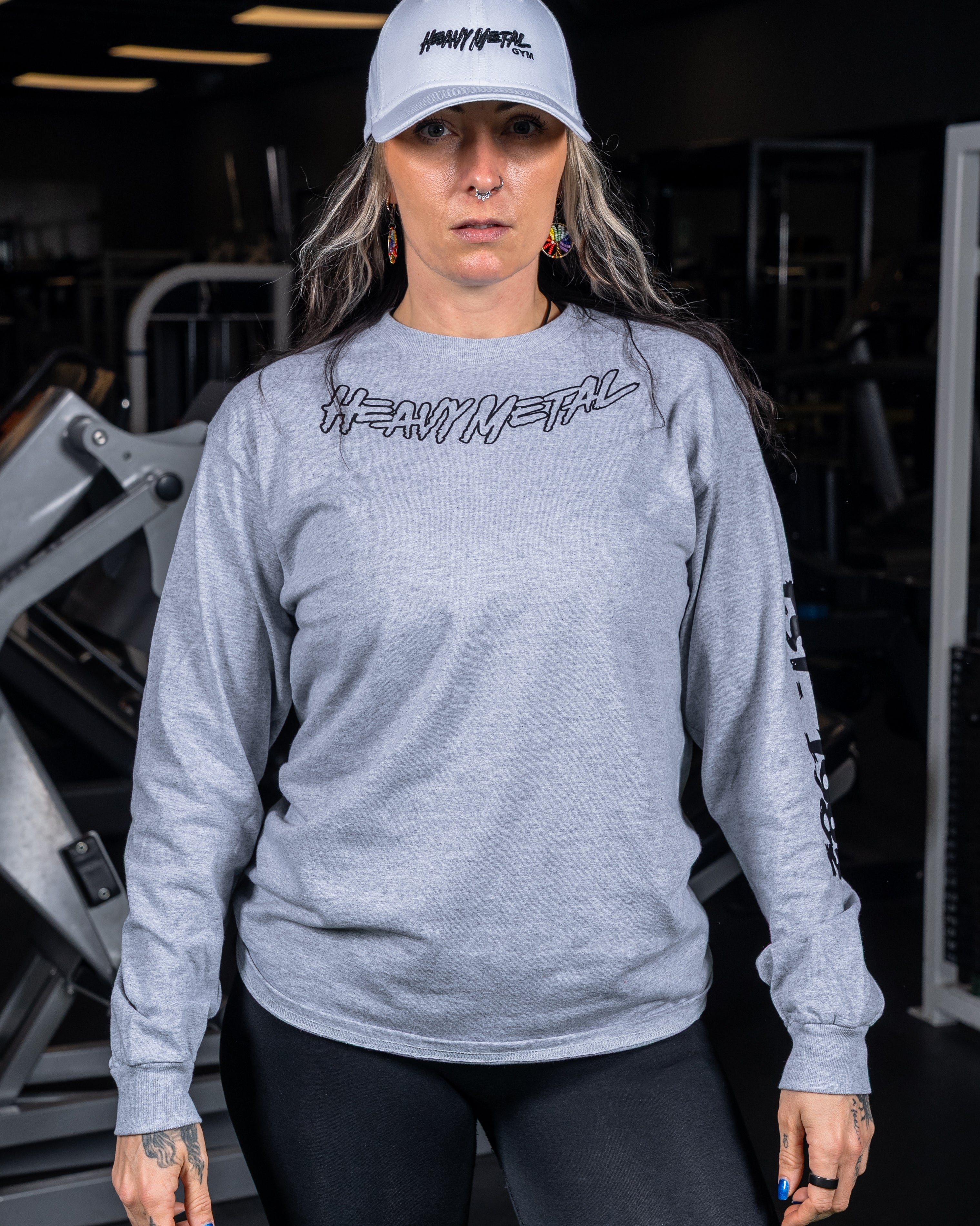 Classic Long Sleeve - Front View - Women's | Heavy Metal Gym