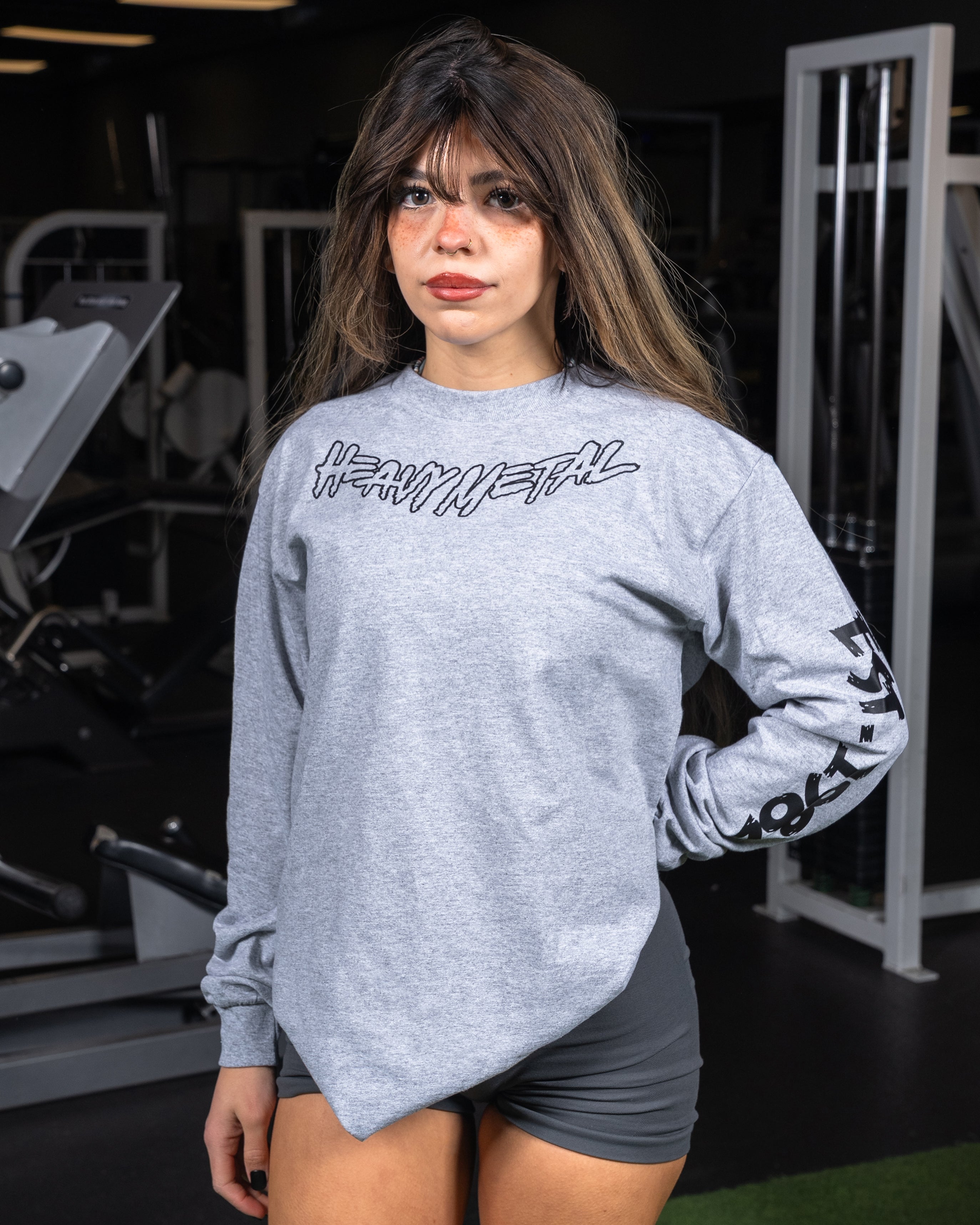 Classic Long Sleeve - Front View - Women's | Heavy Metal Gym