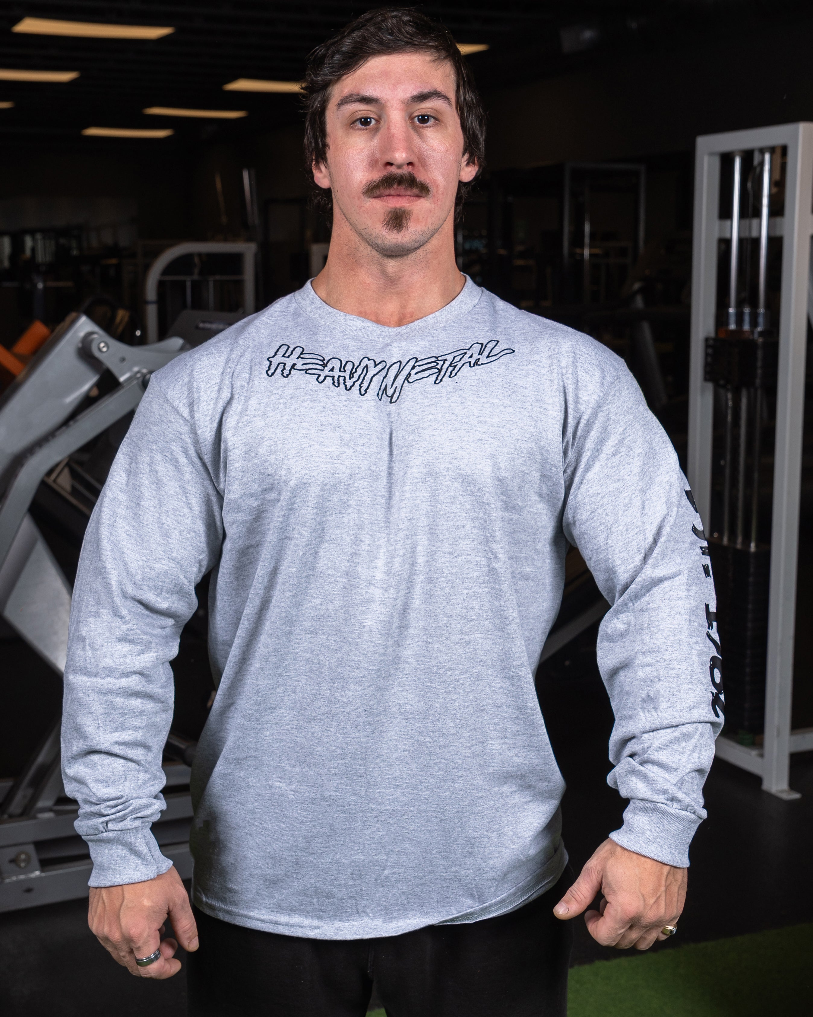 Classic Long Sleeve - Front View - Men's | Heavy Metal Gym