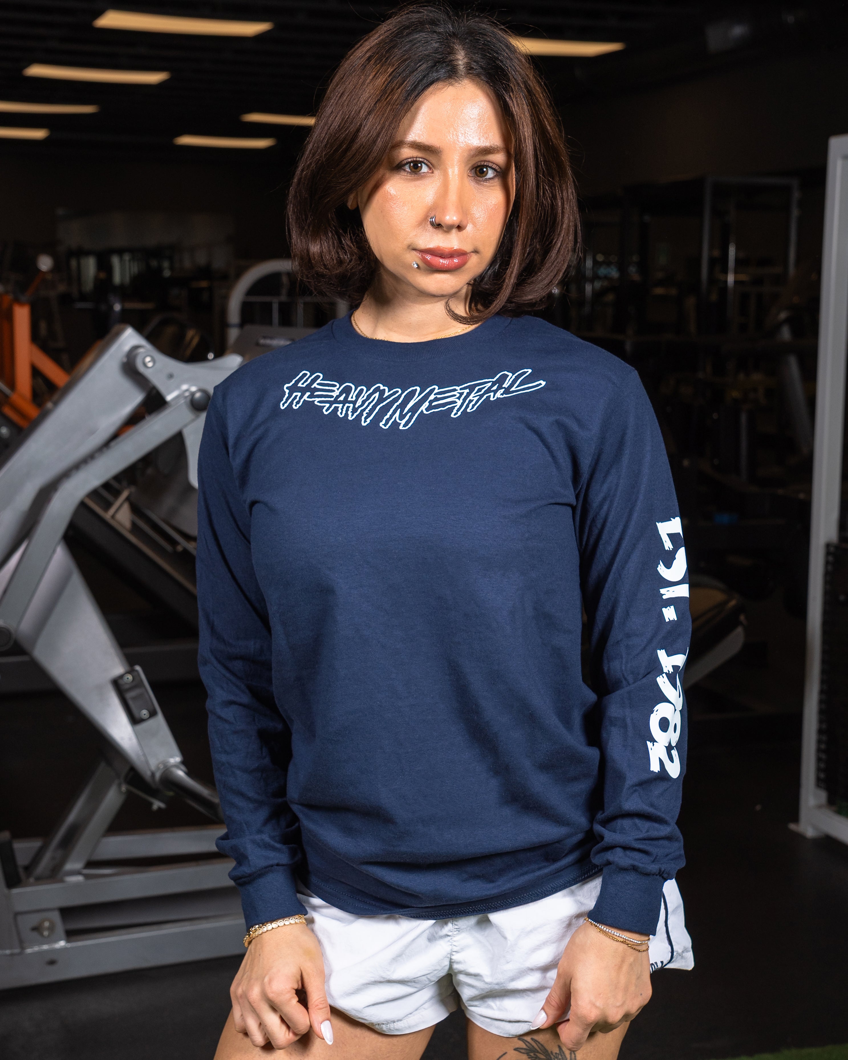 Classic Long Sleeve - Front View - Women's | Heavy Metal Gym