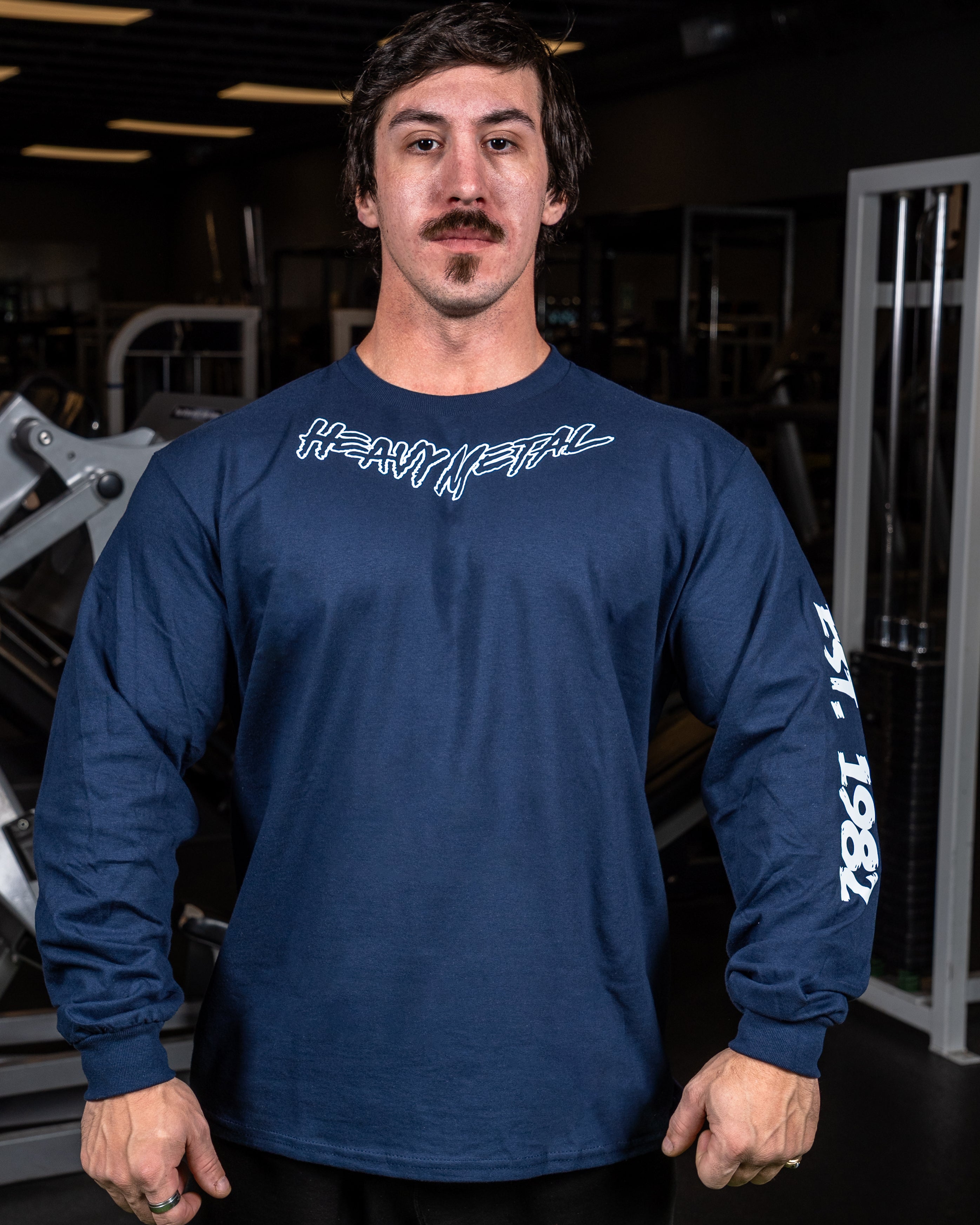 Classic Long Sleeve - Front View - Men's | Heavy Metal Gym