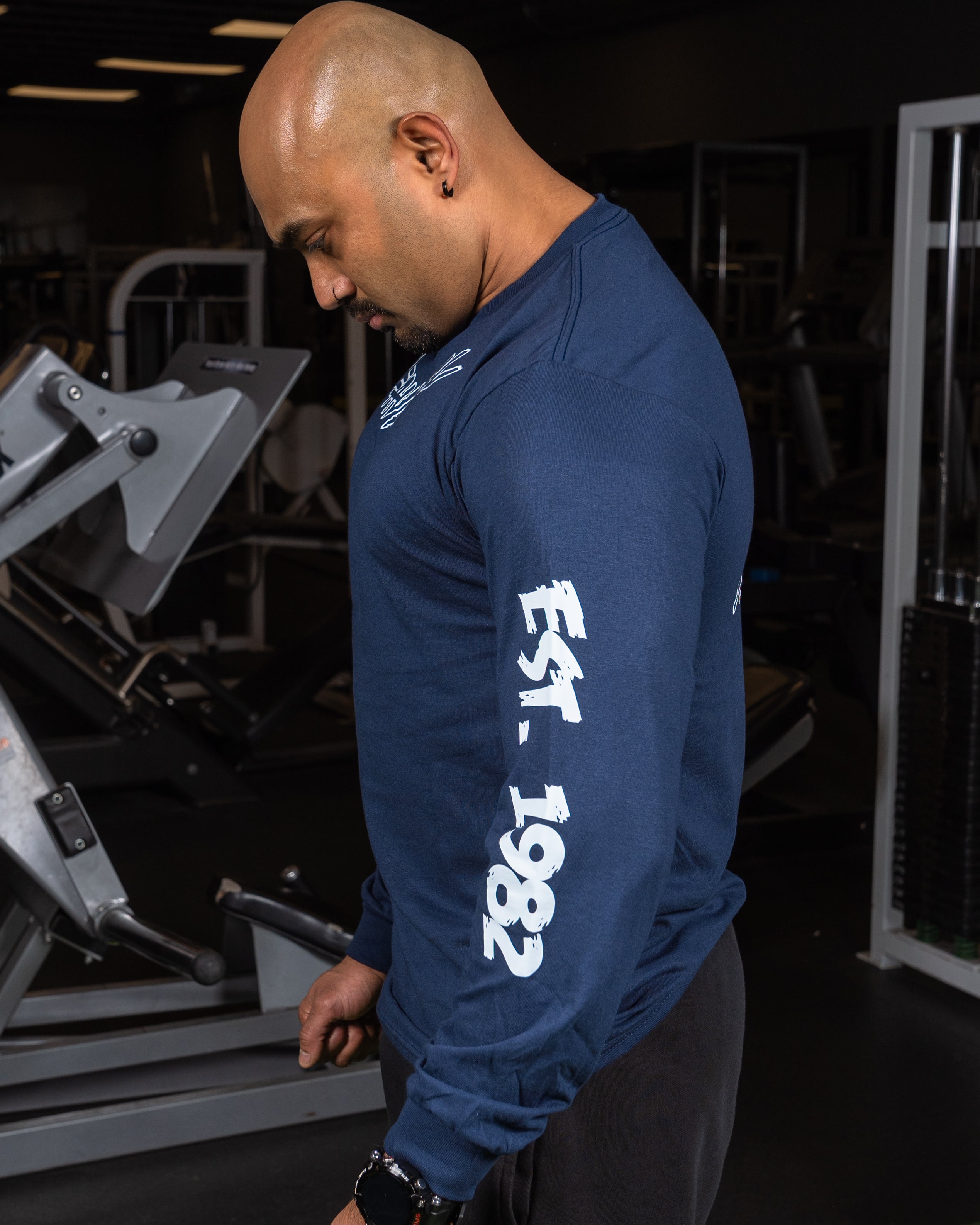 Classic Long Sleeve - Side View - Men's | Heavy Metal Gym
